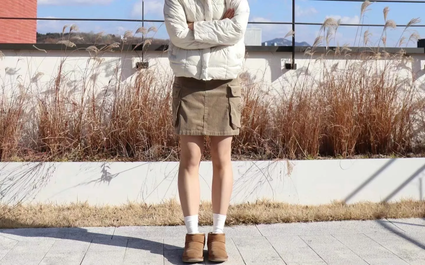 工裝風吹芯絲口袋短裙