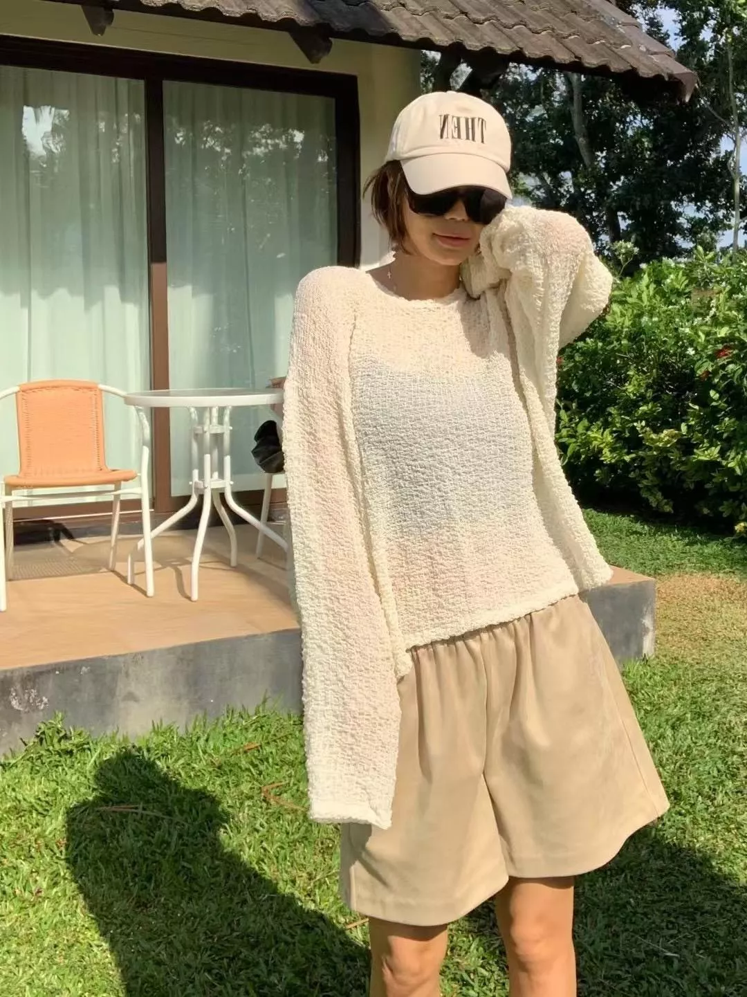 簡約慵懶風針織衫