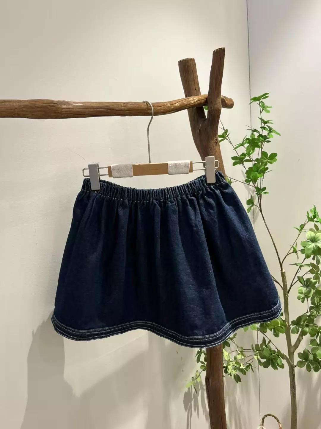 文藝復興感牛仔半身褲裙