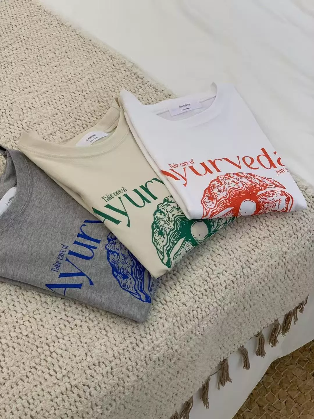 Ayurveda 復古綠意印花T恤