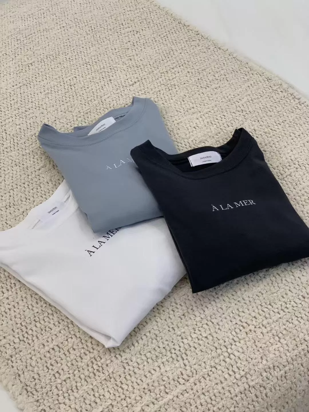 À LA MER 法式簡約字母T