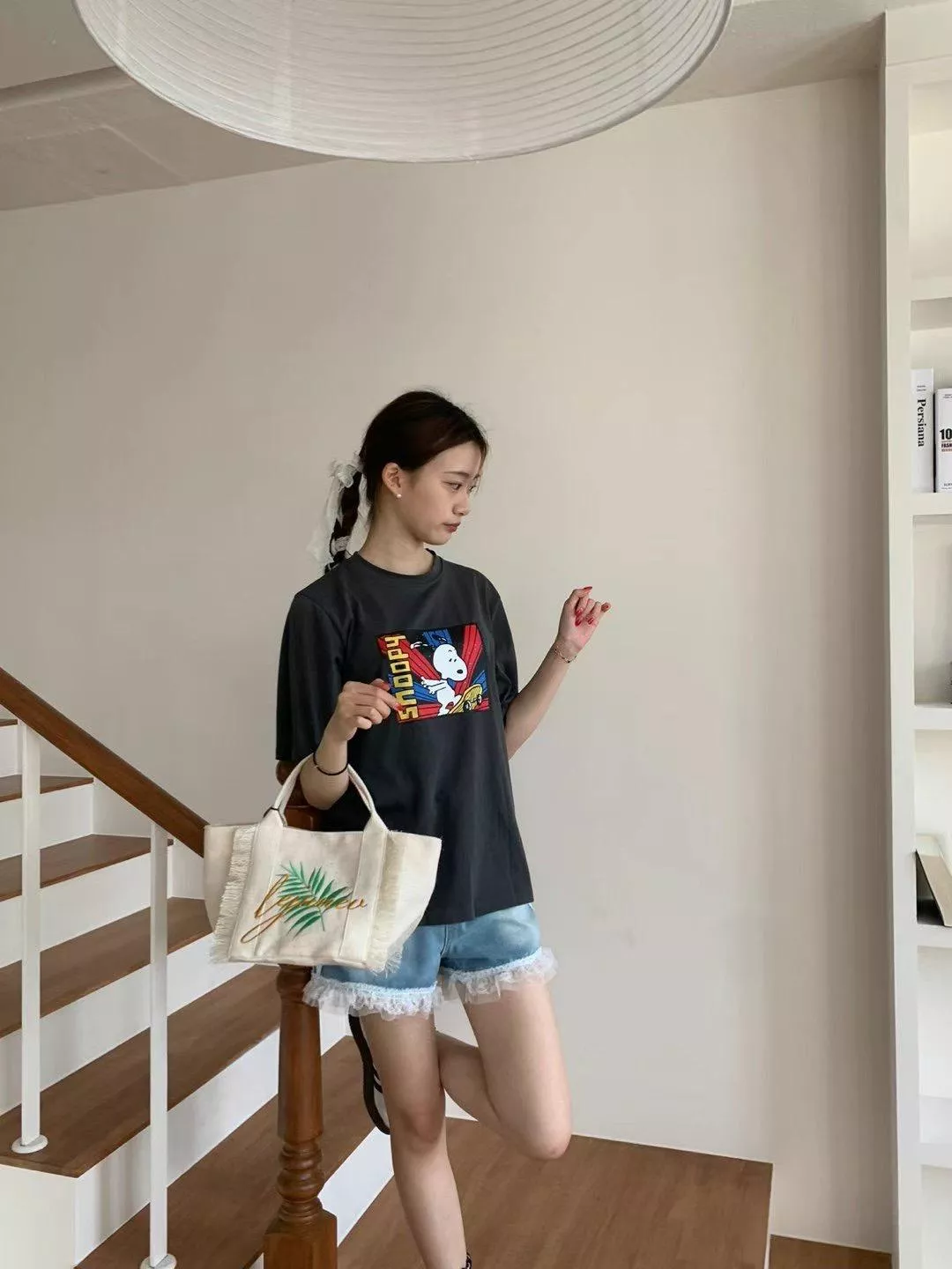 Aloha 編織風度假托特包