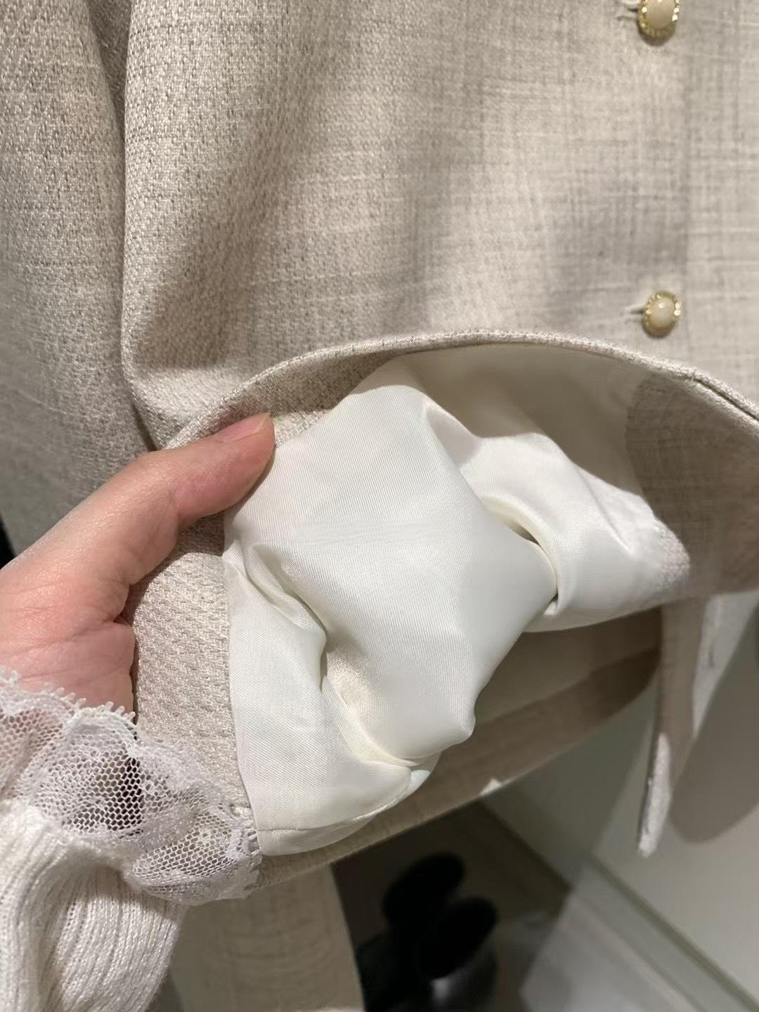 法式氣質無領短版西裝外套