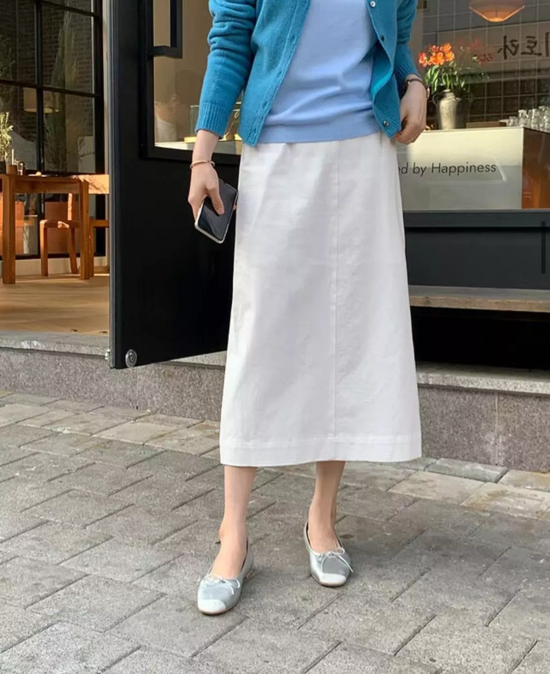 溫柔垂墜感中長裙