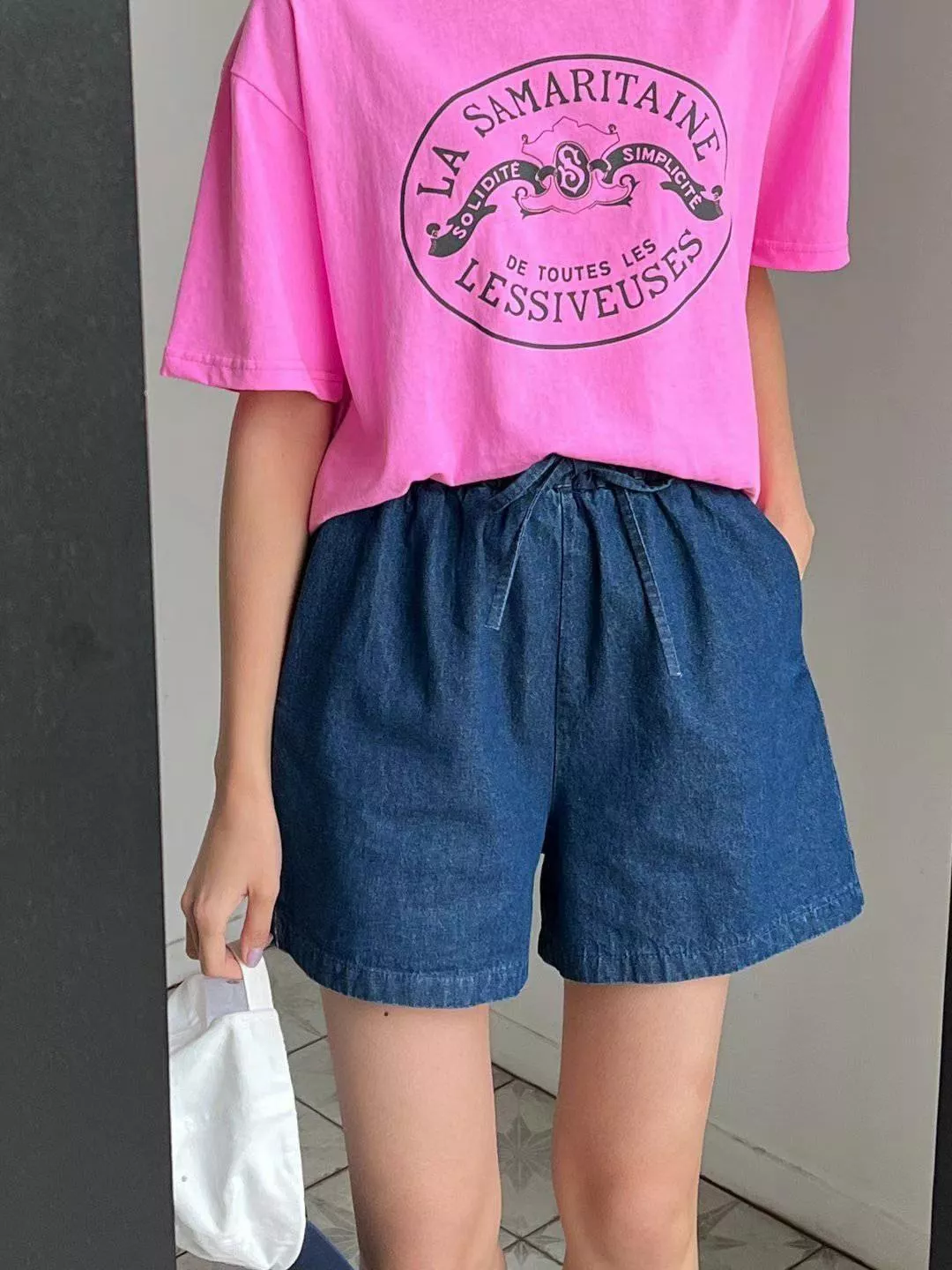 城市漫步者抽繩短褲