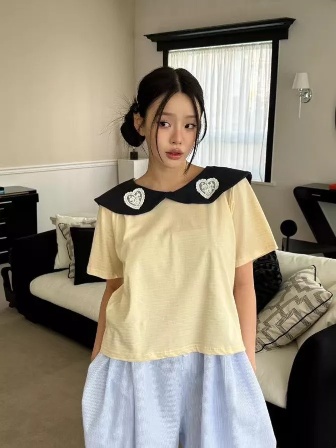 愛心領巾學院Tee