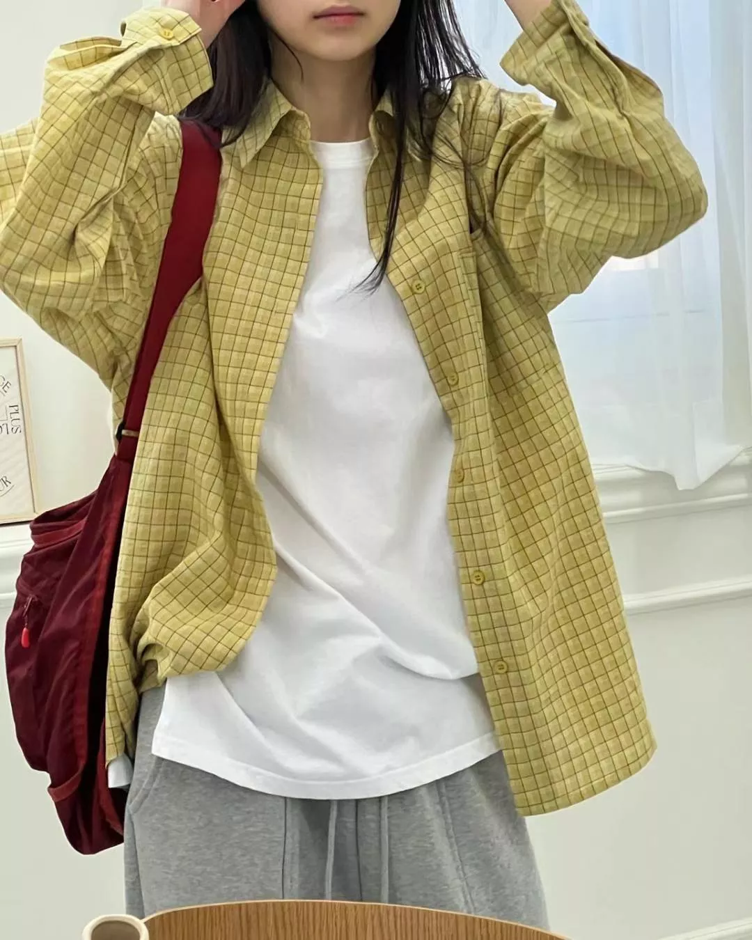 《格子時光》輕柔布感襯衫