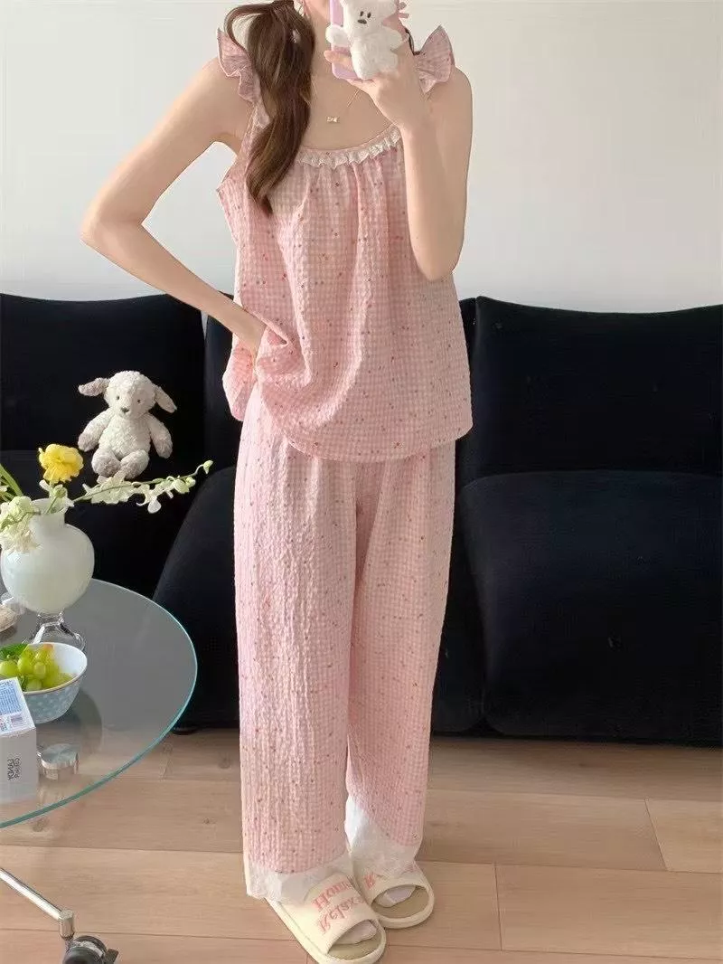 粉漾時光・少女感睡衣兩件式