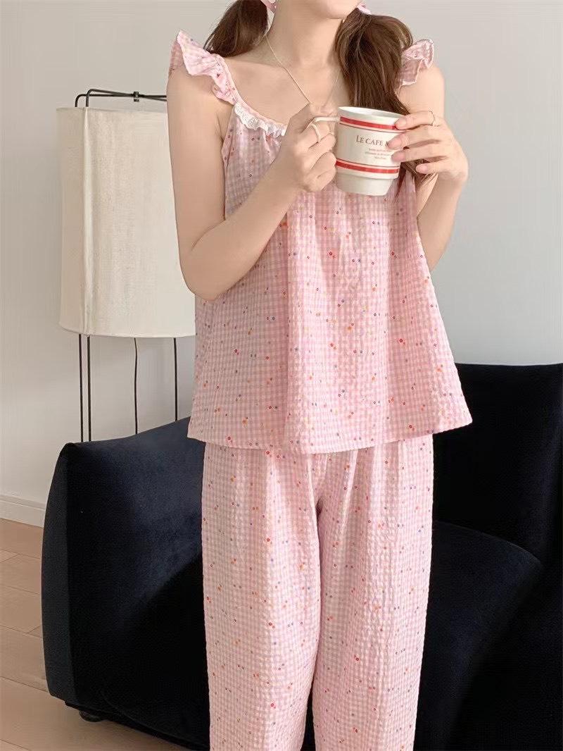 粉漾時光・少女感睡衣兩件式