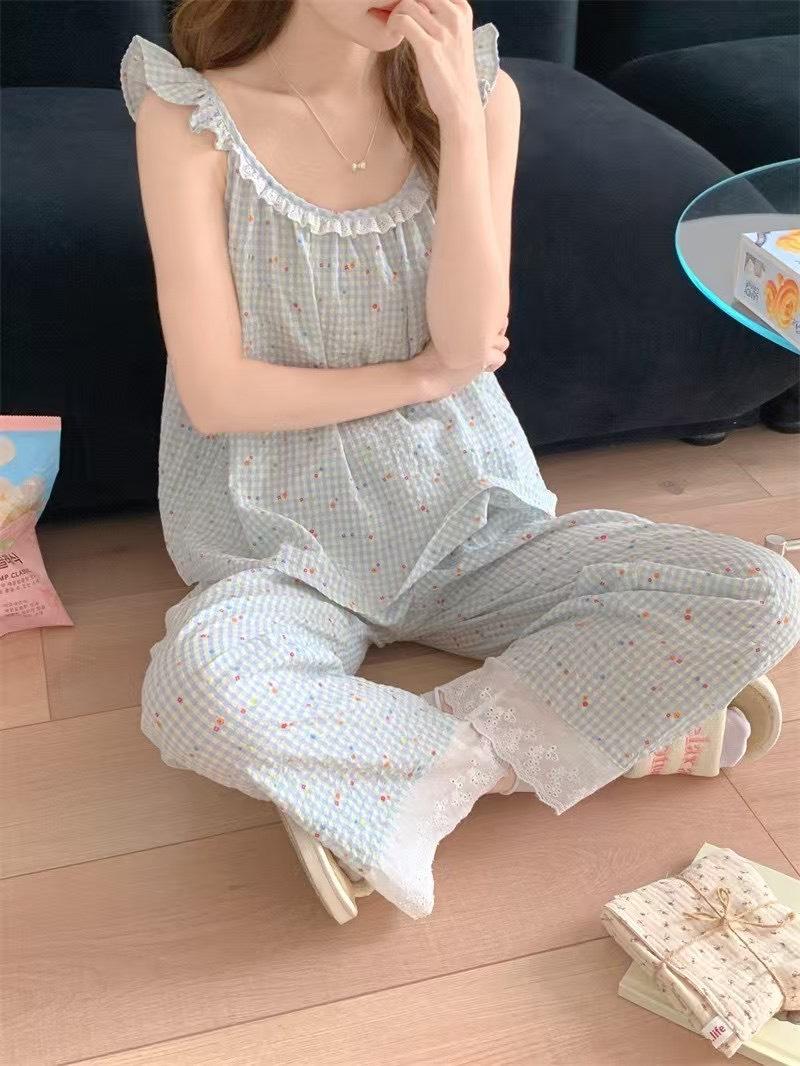 粉漾時光・少女感睡衣兩件式