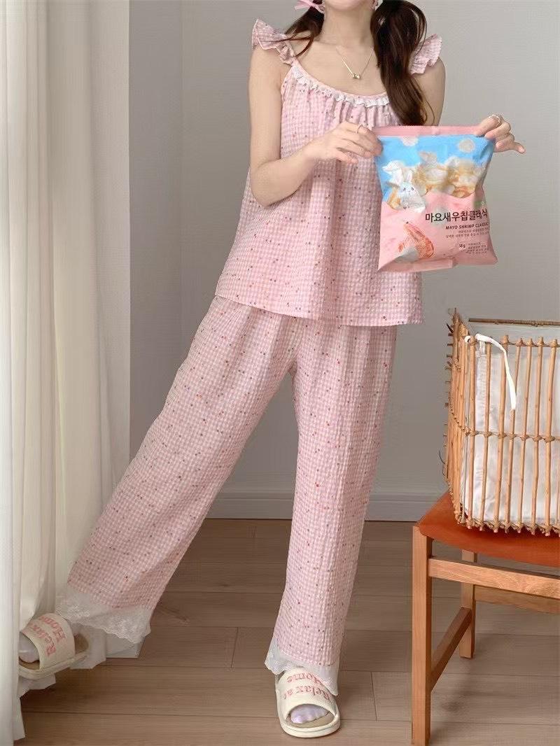 粉漾時光・少女感睡衣兩件式