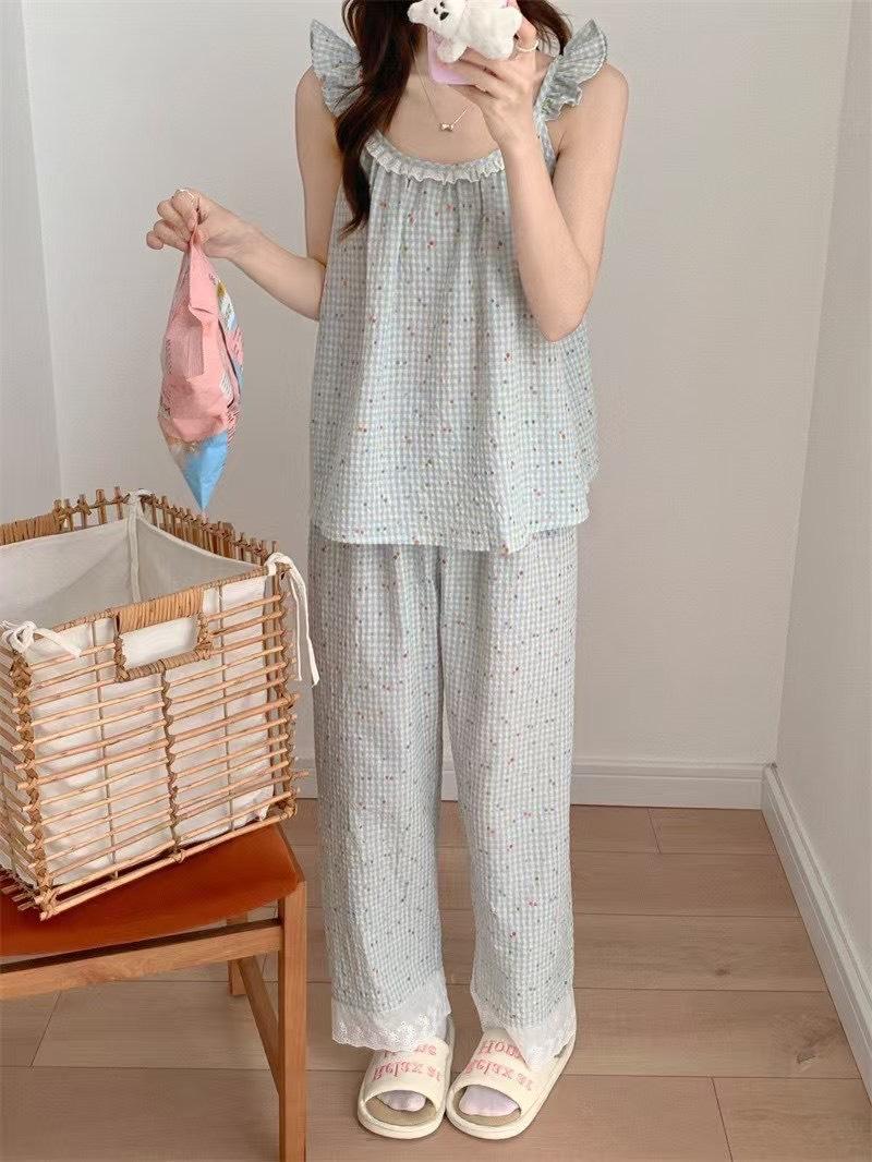 粉漾時光・少女感睡衣兩件式
