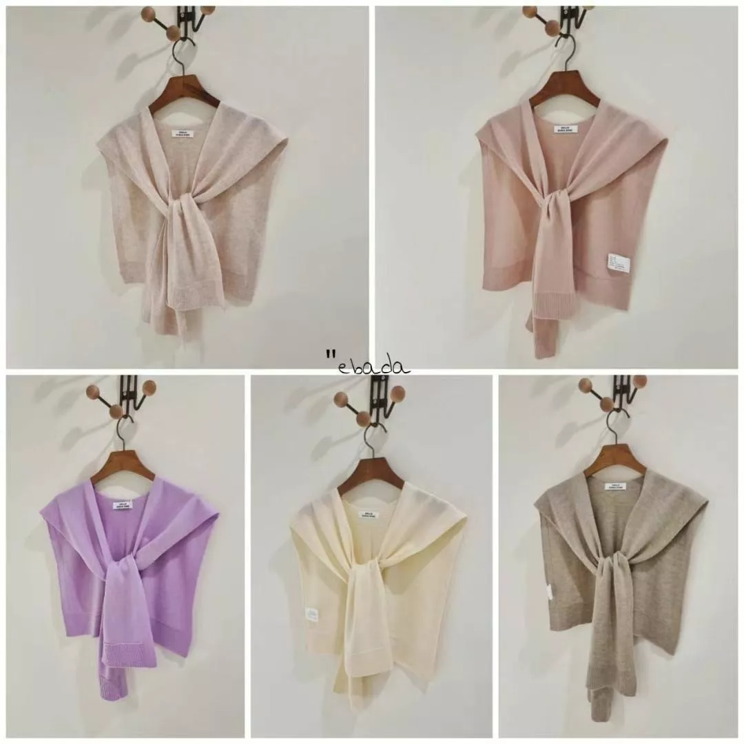 Soft Aura．輕暖針織肩披上衣