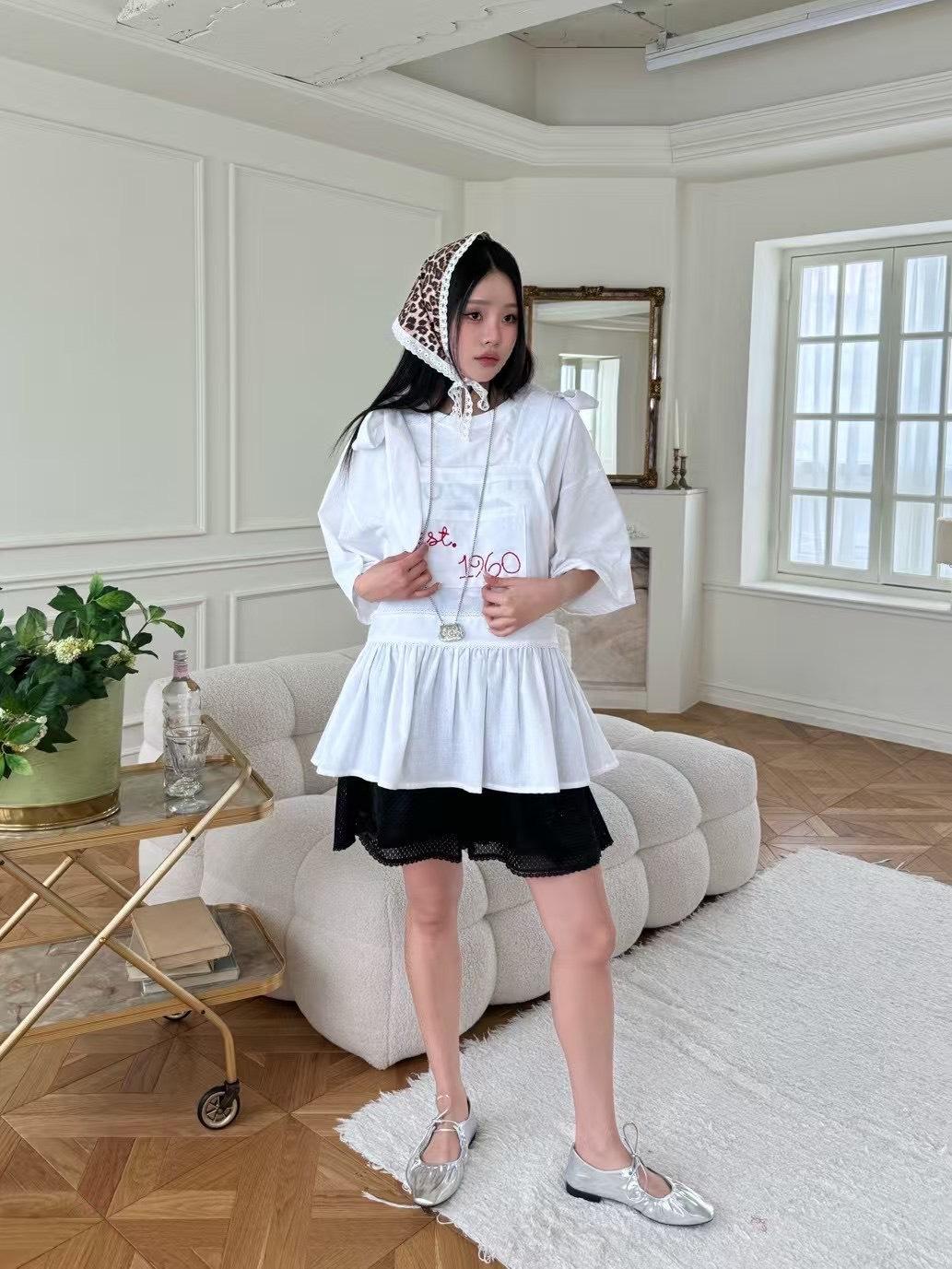 Ruffle Ribbon．綁帶荷葉背心上衣