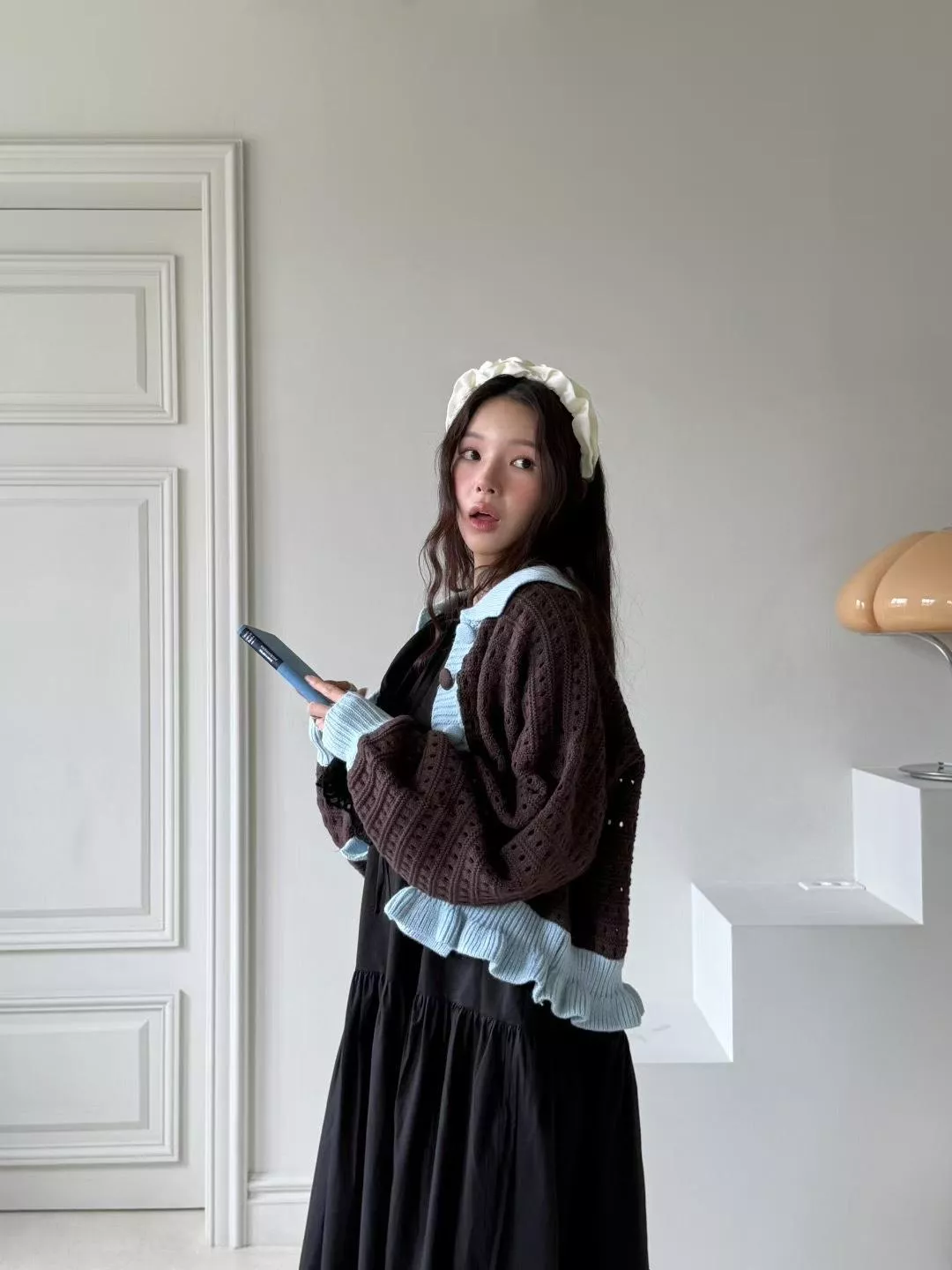 學院復古針織衫