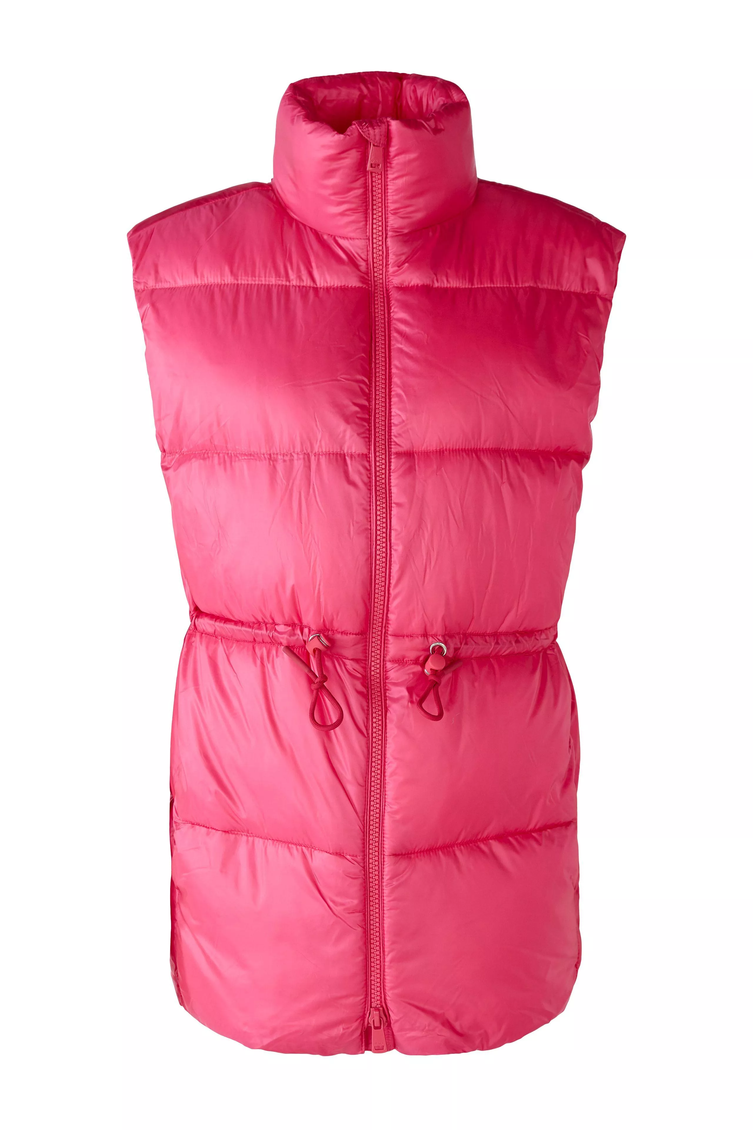 德國Oui-粉紅色立領輕量舖棉背心