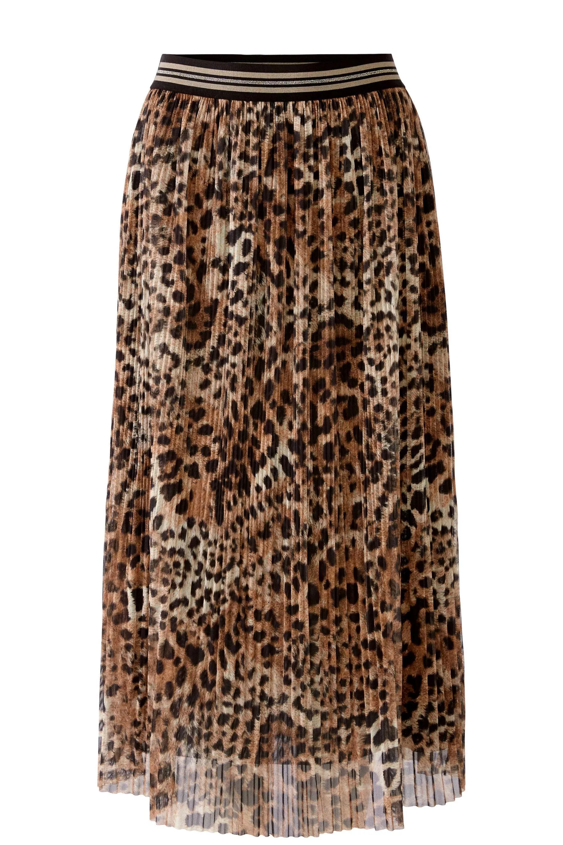 德國Oui-豹紋網紗長裙