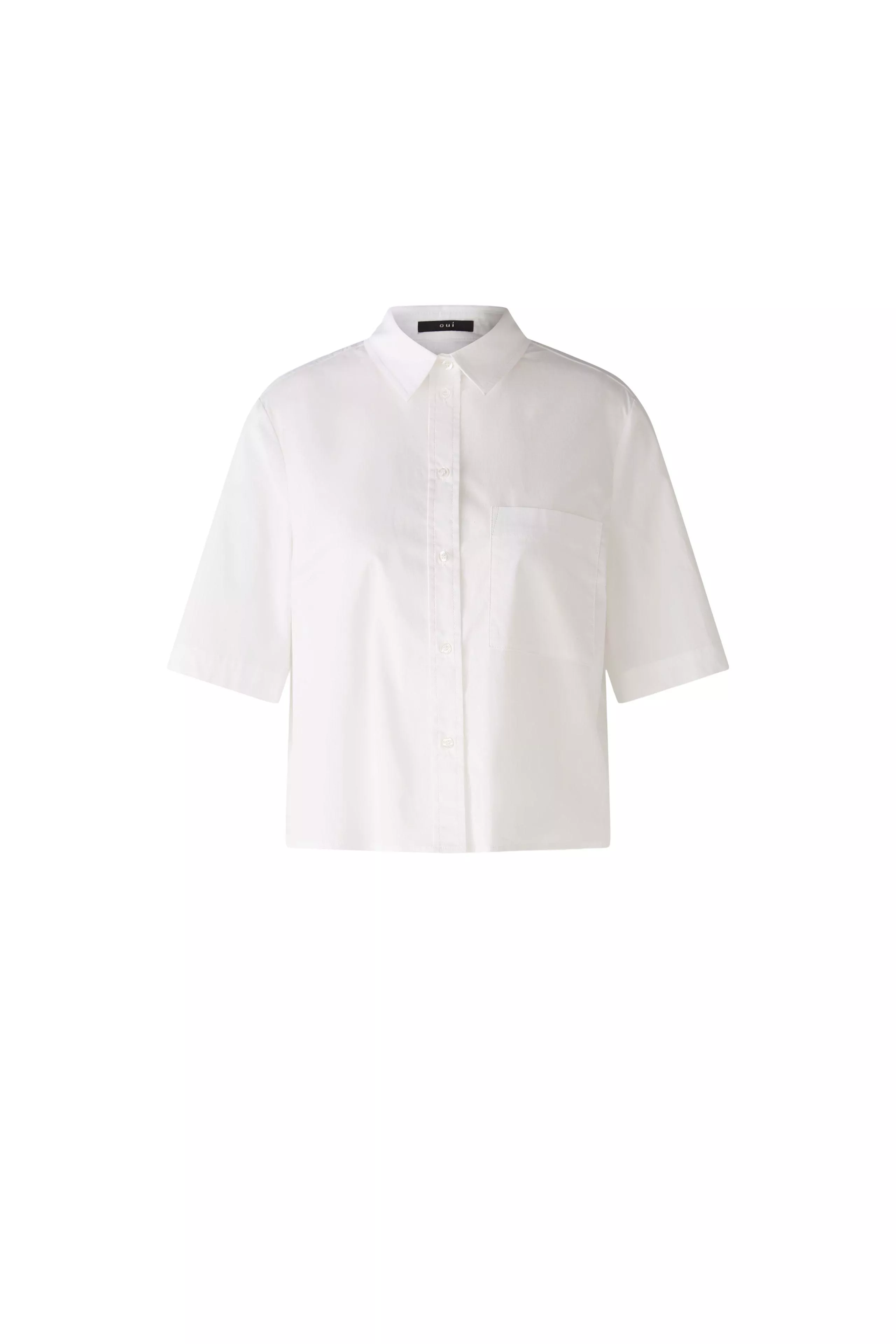 德國Oui-白色背百褶襯衫