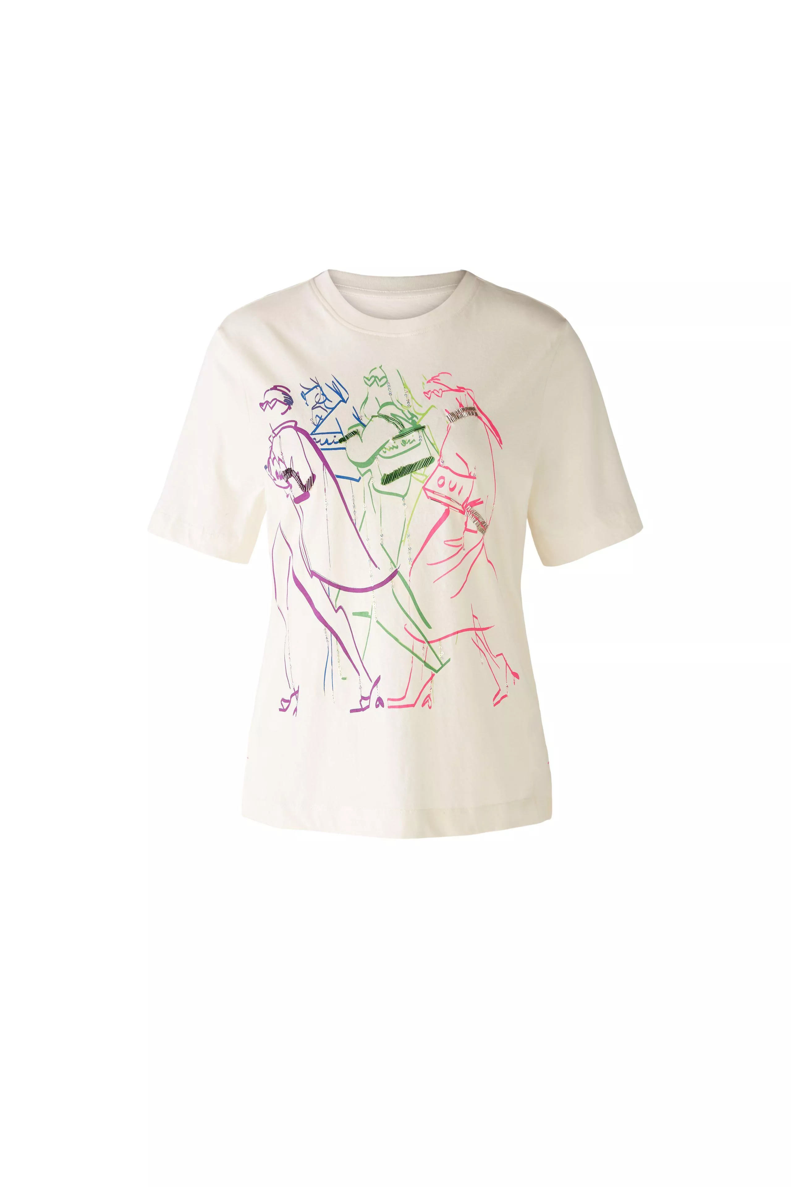 德國Oui-有機棉手繪短袖T恤