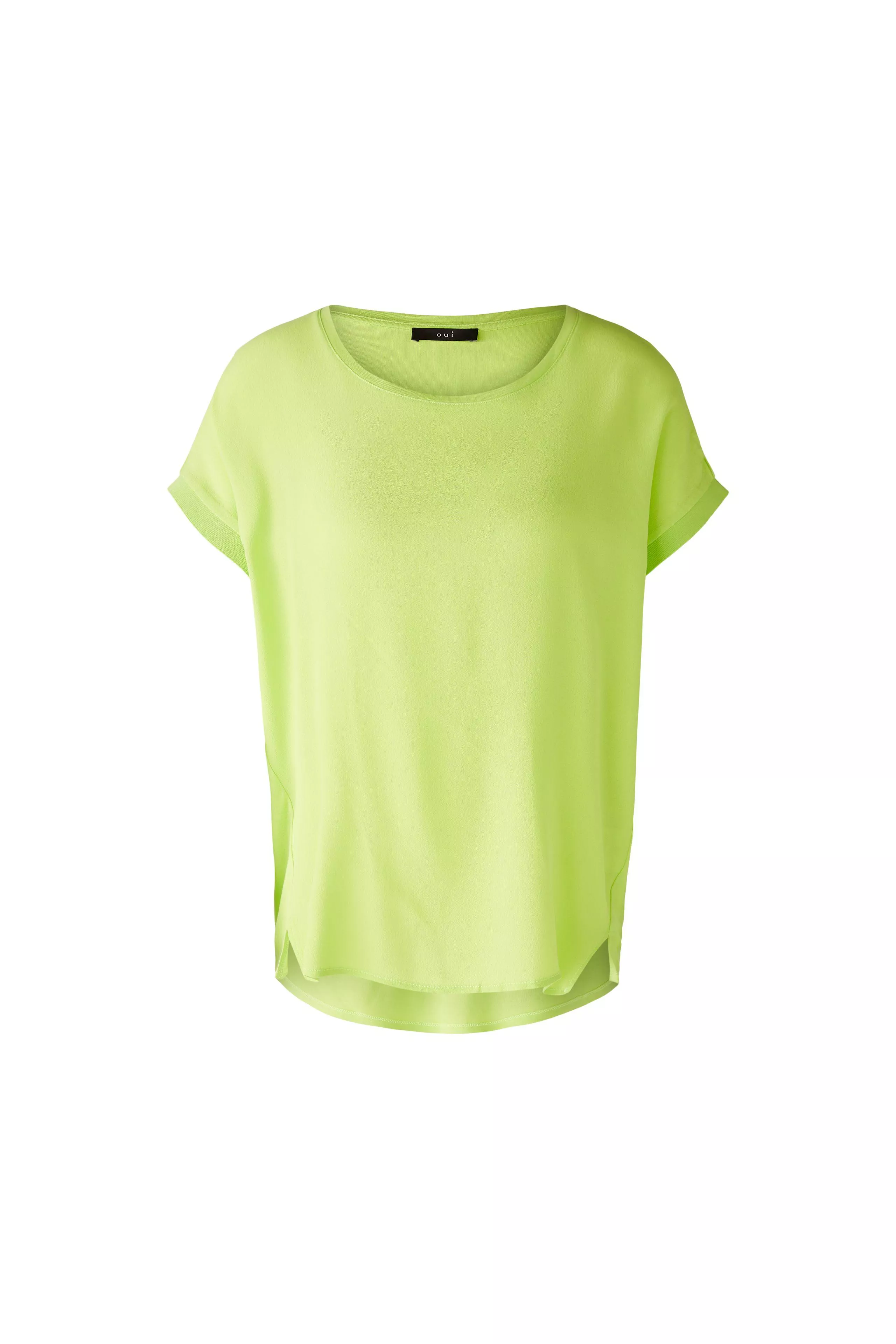 德國Oui-蘋果綠涼感短袖上衣
