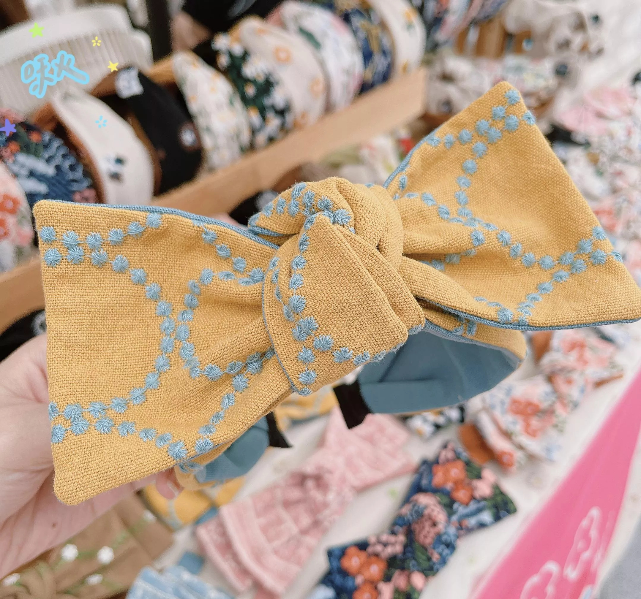 刺繡花圈