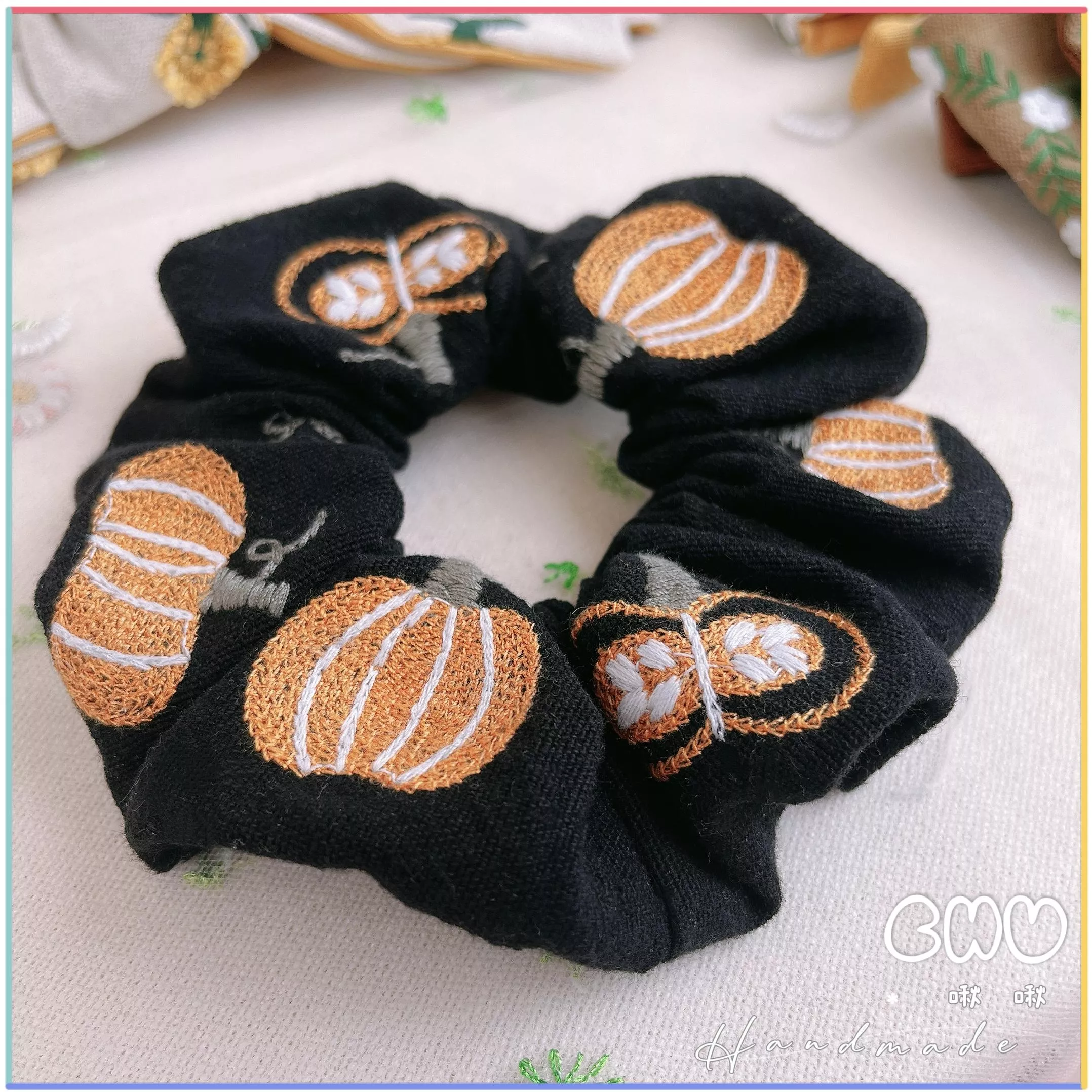刺繡款｜南瓜🎃｜大腸圈圈