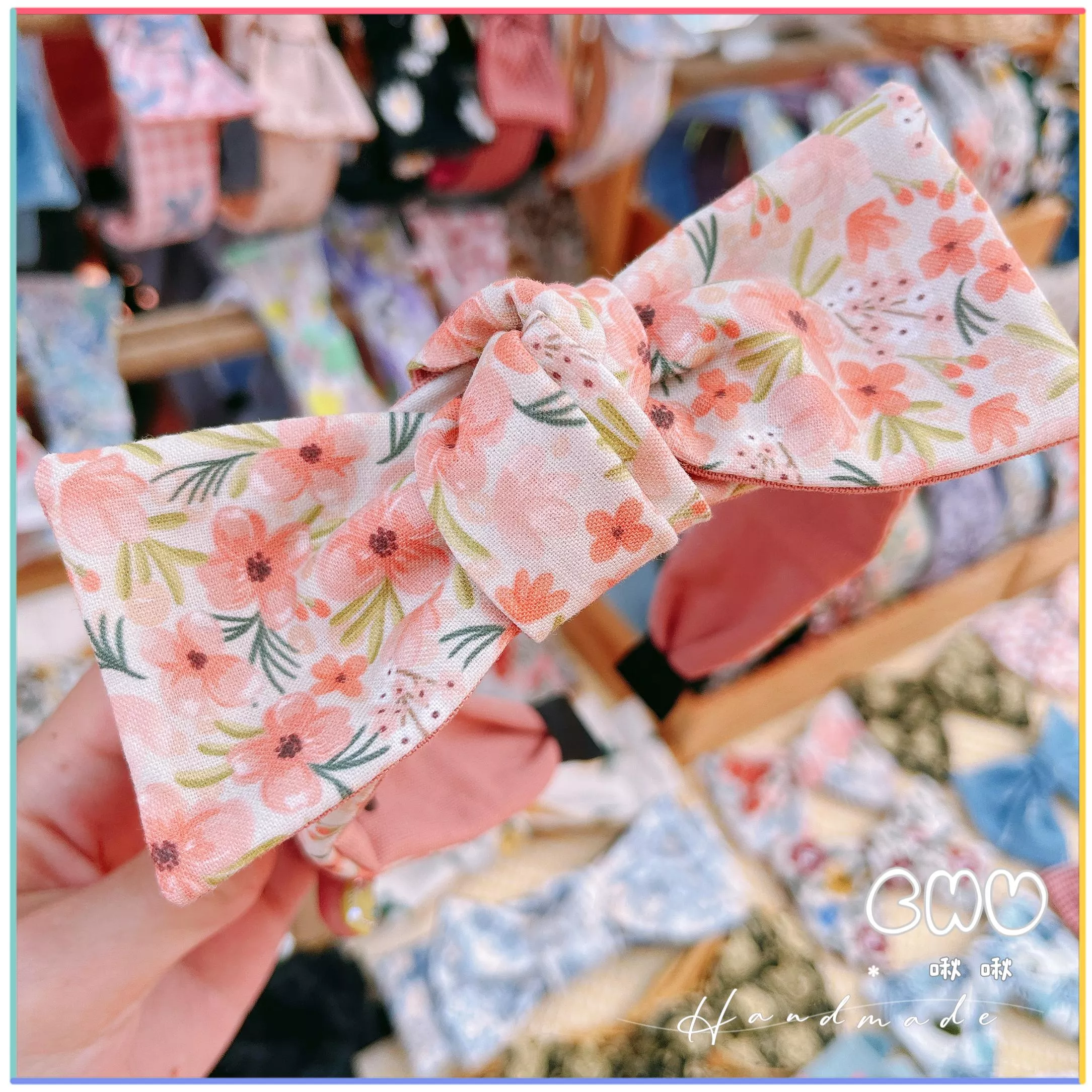 櫻花🌸｜細款 蝴蝶結 髮箍