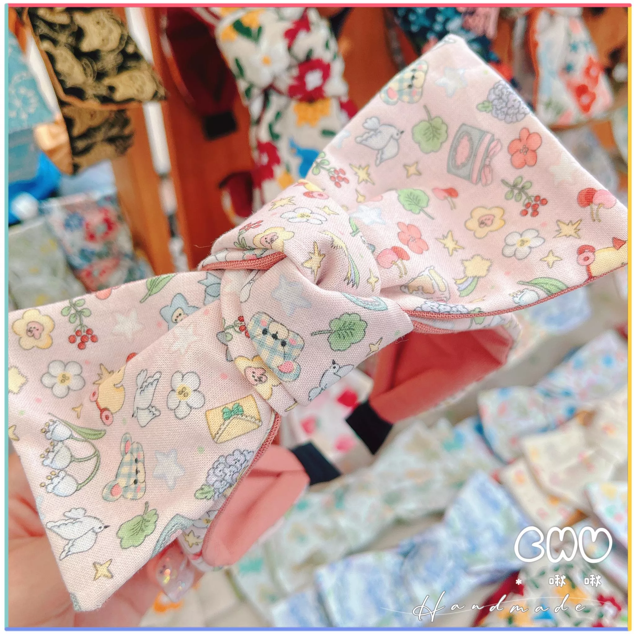 啾啾的娃娃屋🧸｜寬版 蝴蝶結 髮箍