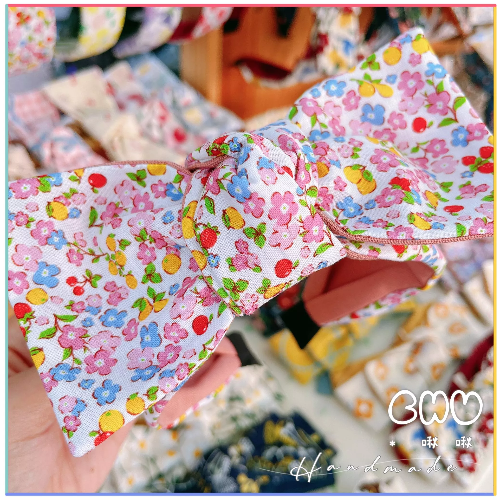 草莓🍓花園｜寬版 蝴蝶結 髮箍