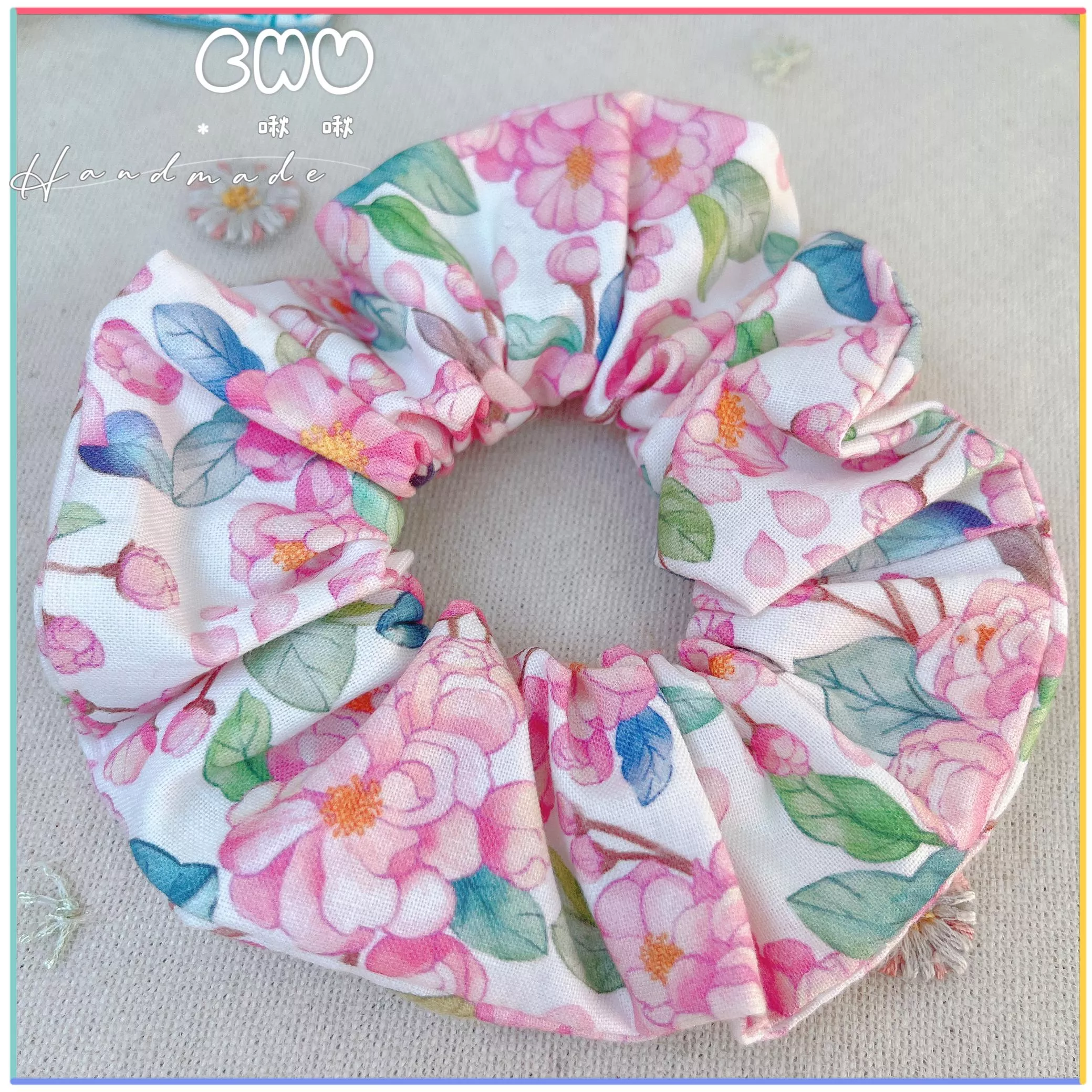 牡丹｜棉布圈圈