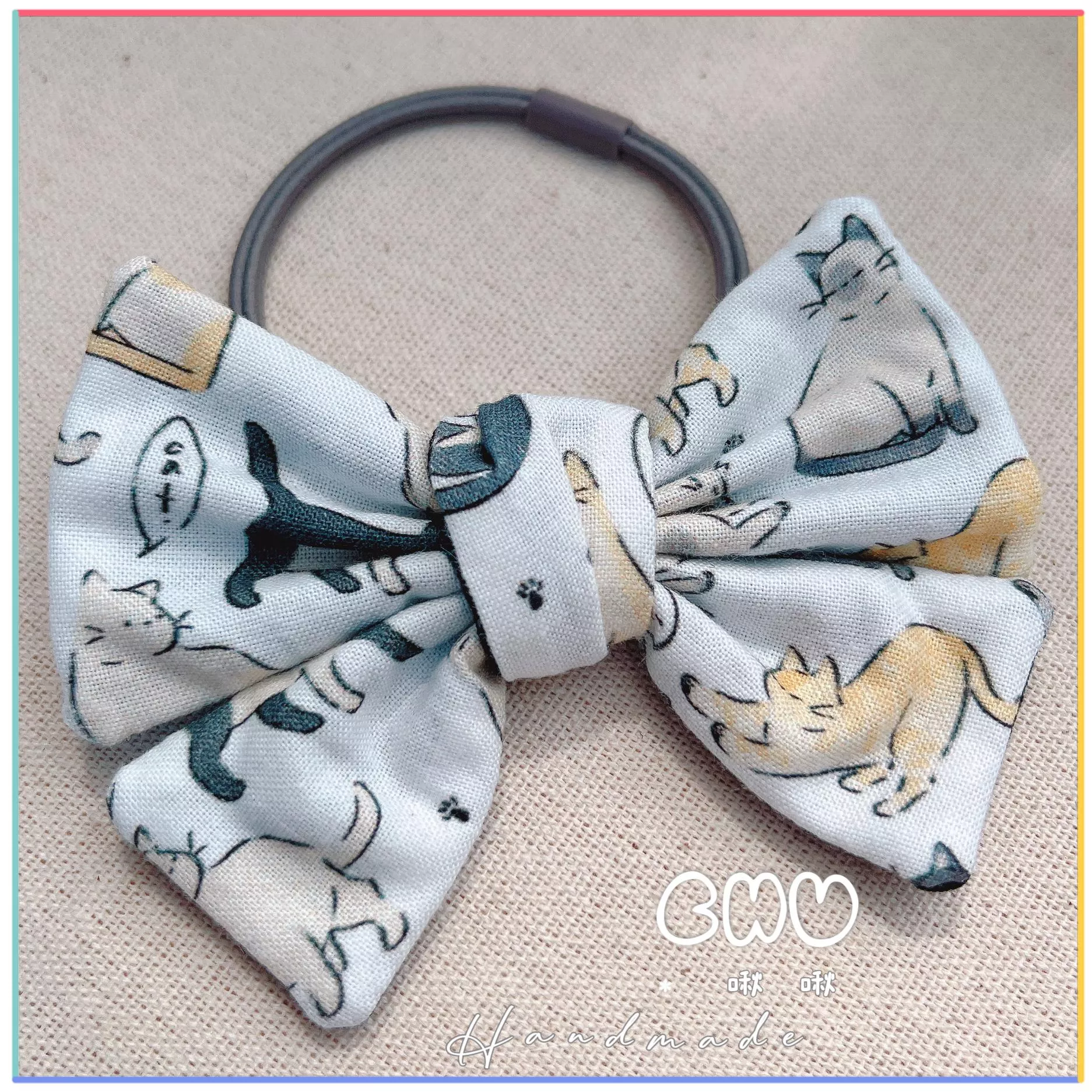 喵喵🐈大集合｜蝴蝶結髮圈