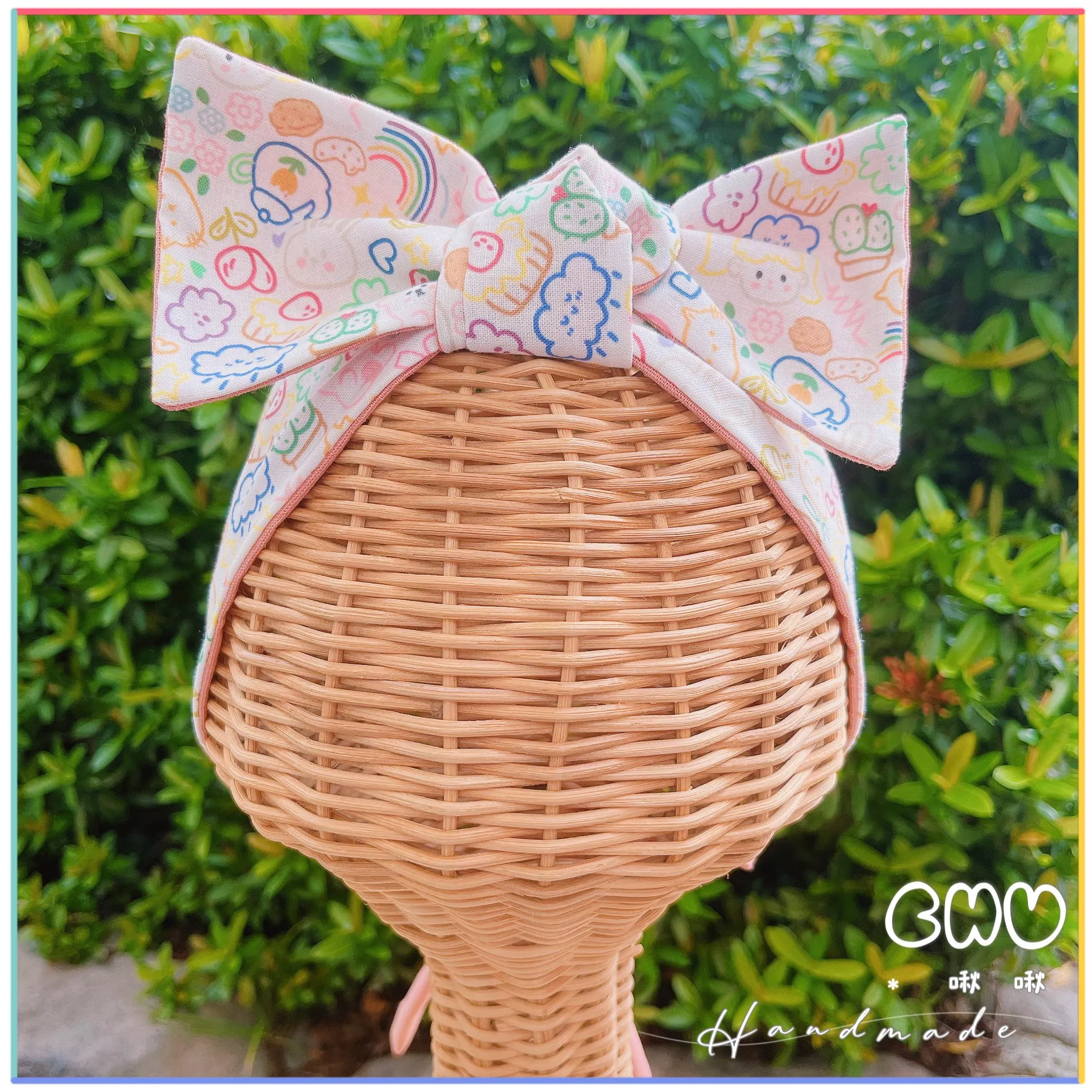 小朋友塗鴉🎀｜蝴蝶結髮帶