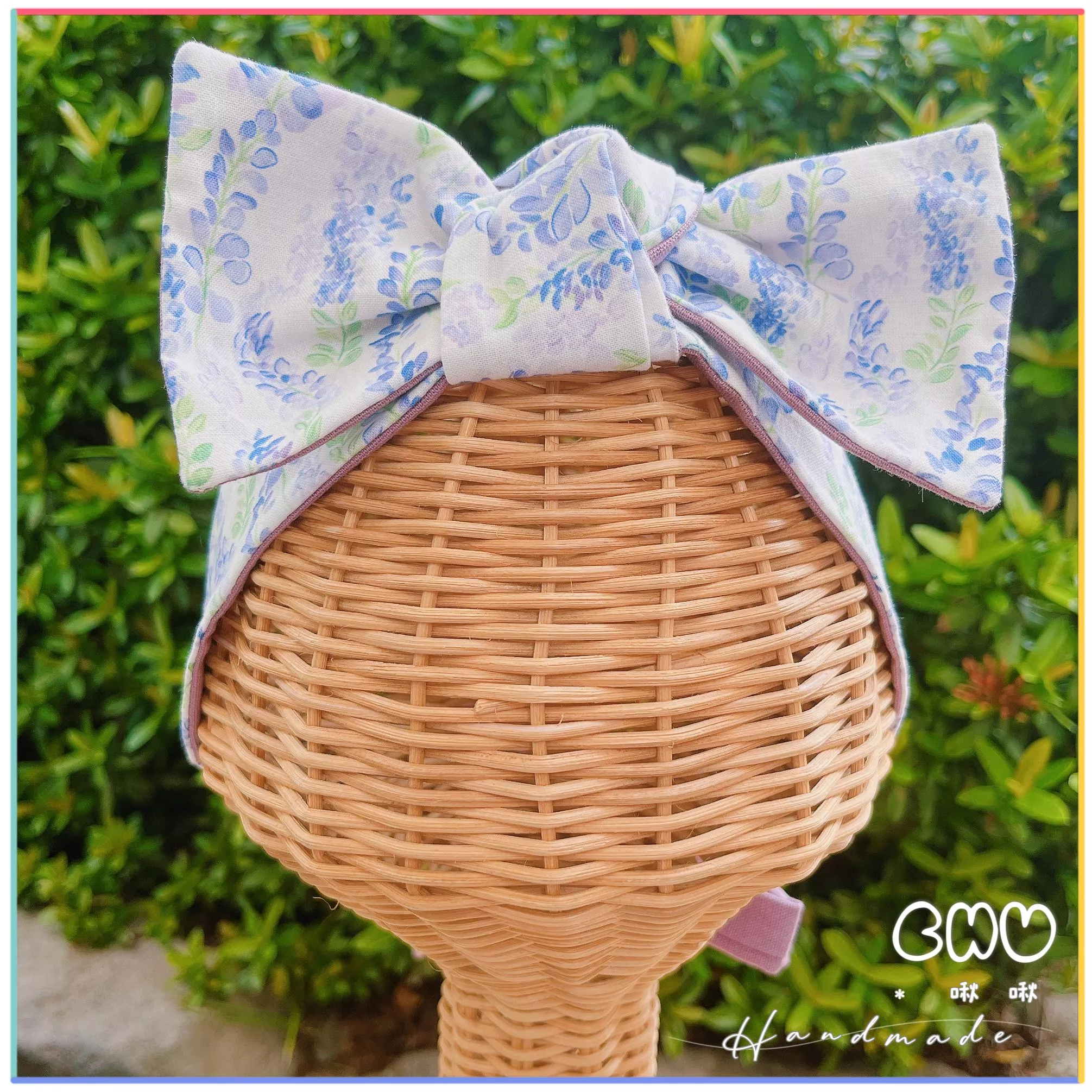 浪漫紫藤｜蝴蝶結髮帶