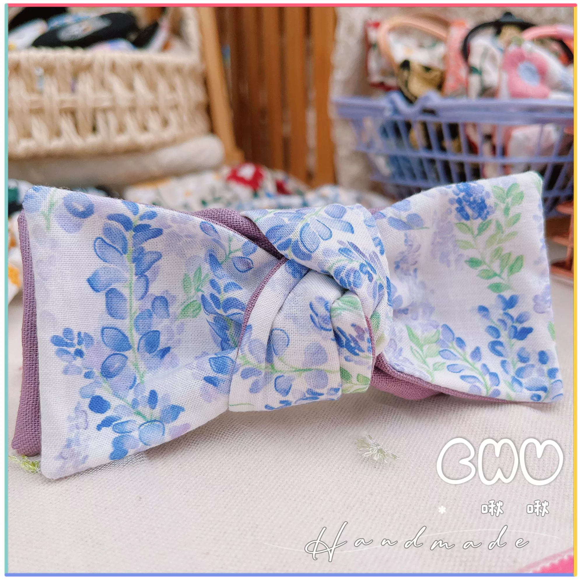 浪漫紫藤｜馬尾夾