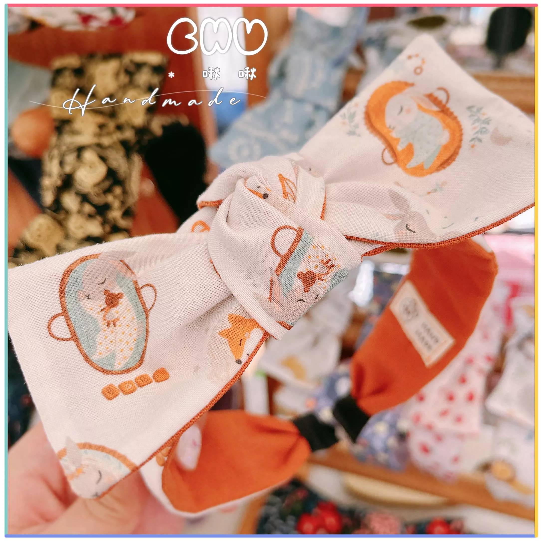 搖籃中的小兔🐰｜細版 蝴蝶結 髮箍