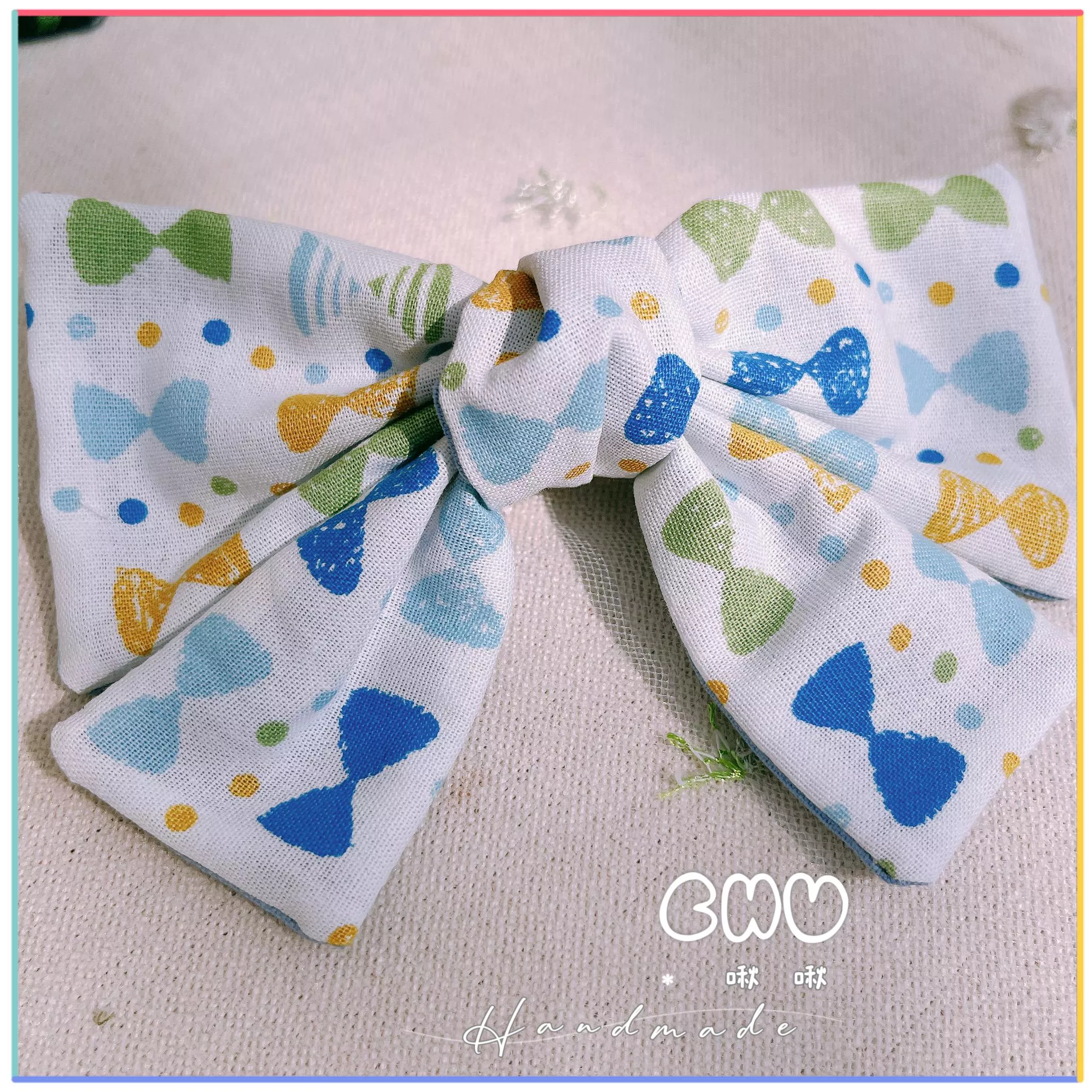 藍色啾啾｜啾啾 彈簧髮夾