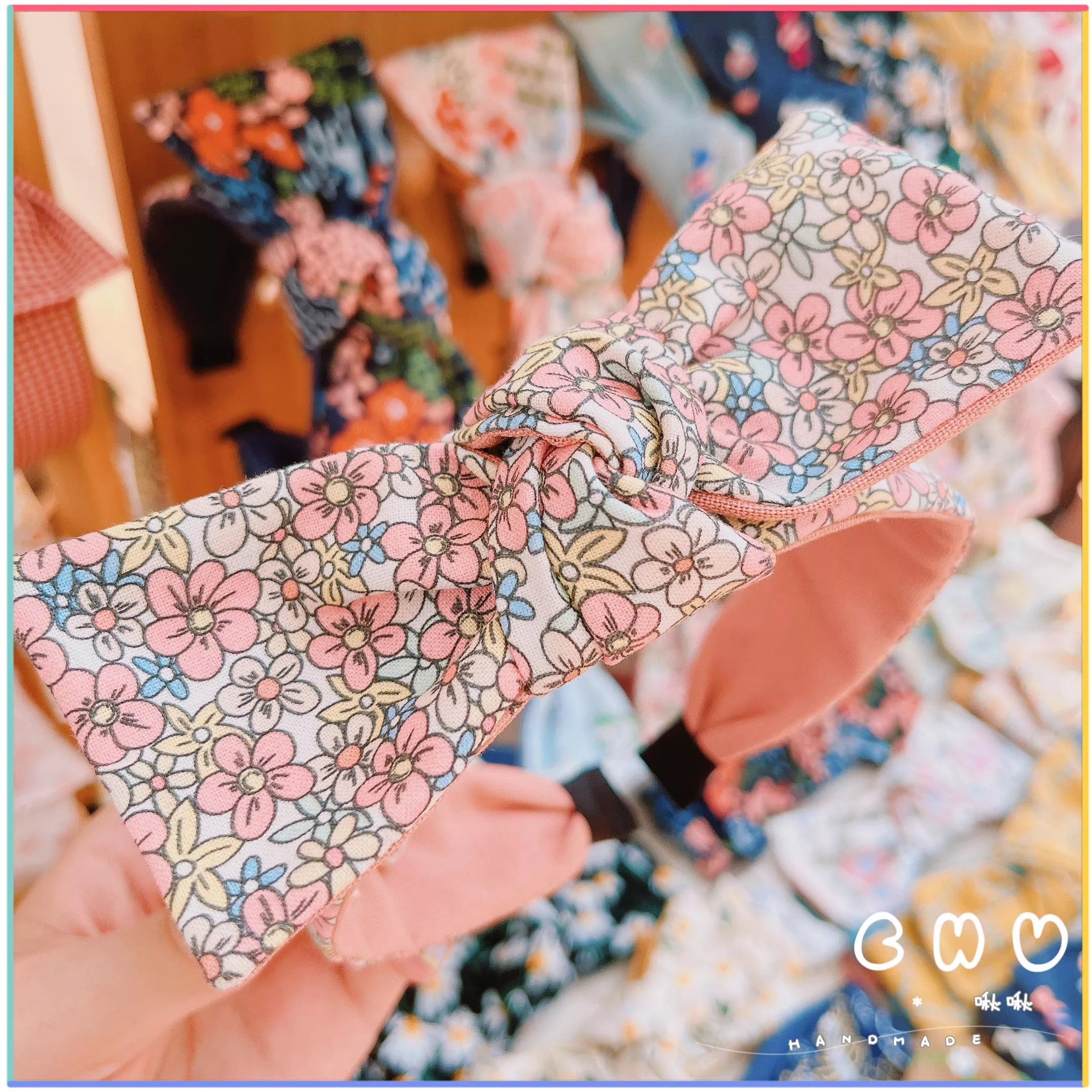 梅🌸花｜細版 蝴蝶結 髮箍