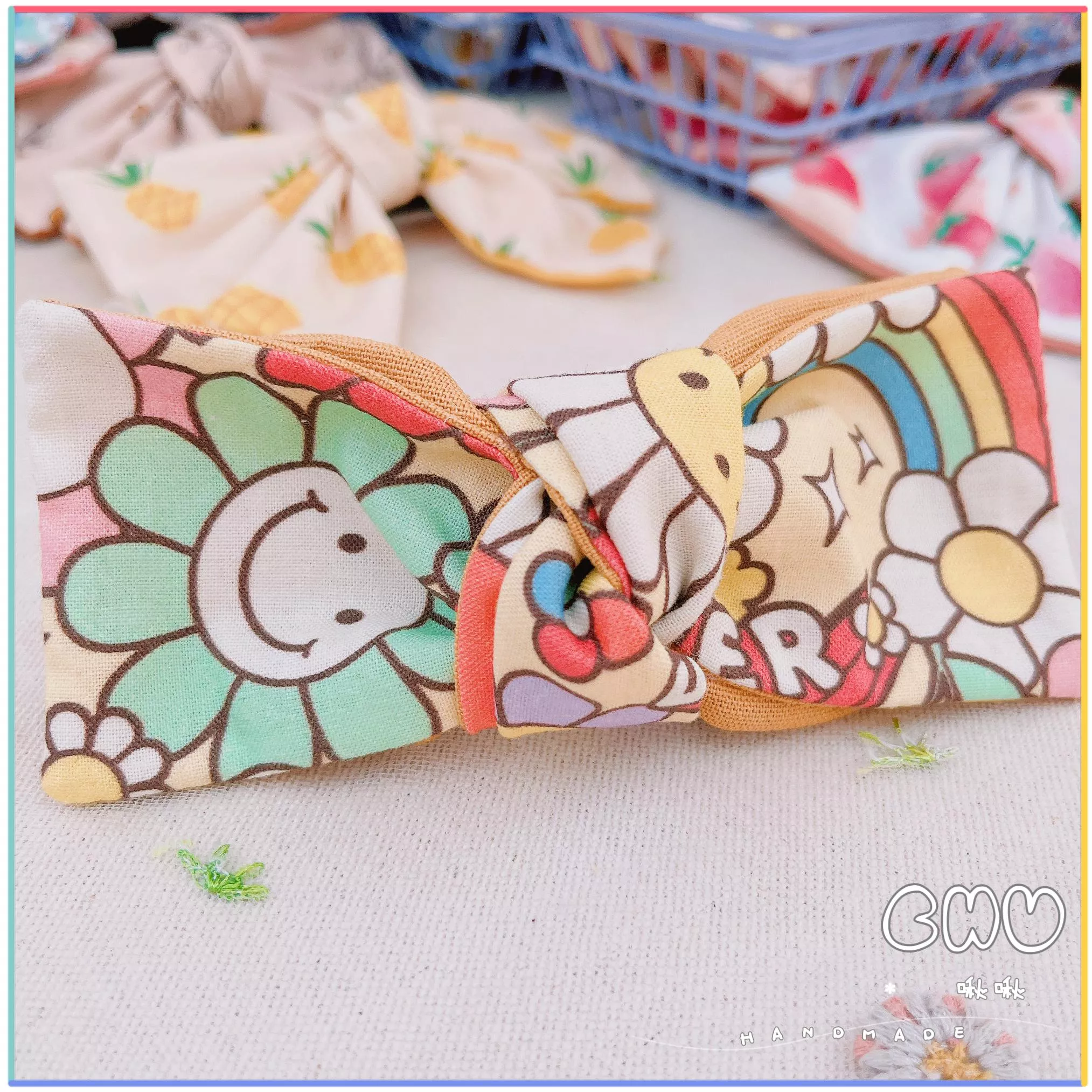 微笑🌼花朵｜馬尾夾