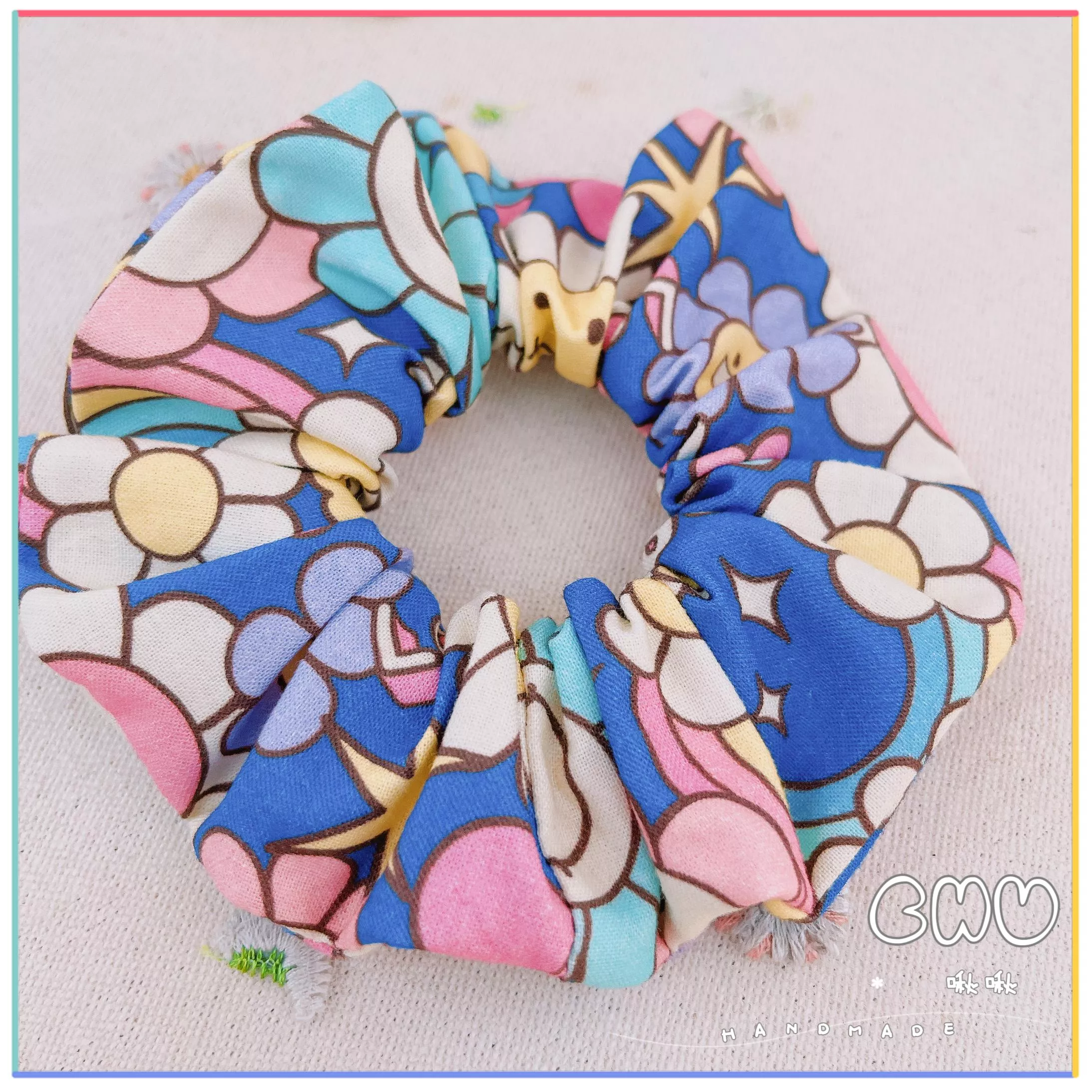 微笑🌼花朵(紫色)｜棉布圈圈