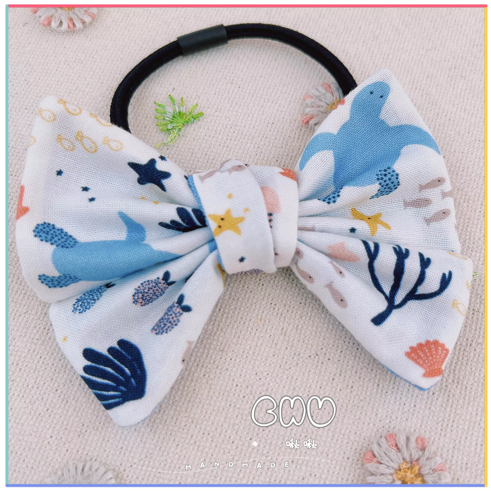 海龜 𓆉 ｜蝴蝶結髮圈