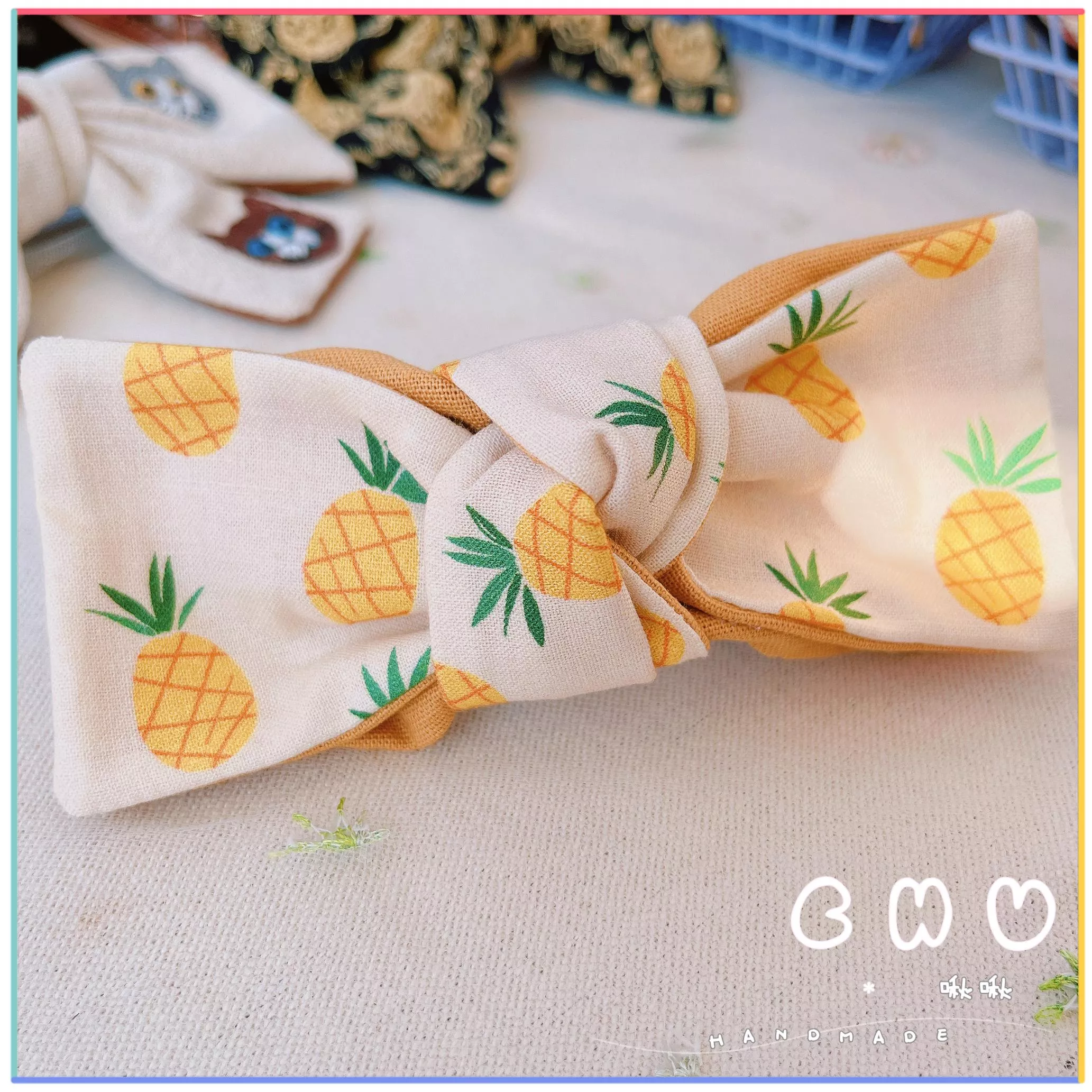 鳳梨🍍鳳梨｜馬尾夾