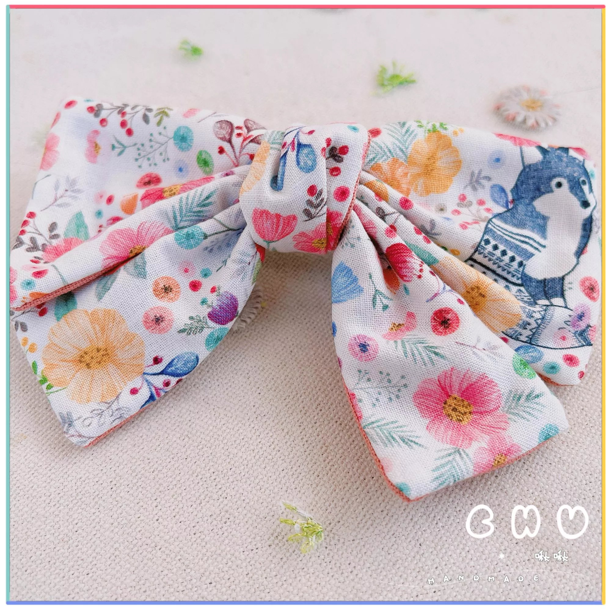 花園裏的小狐狸🦊｜啾啾 彈簧髮夾