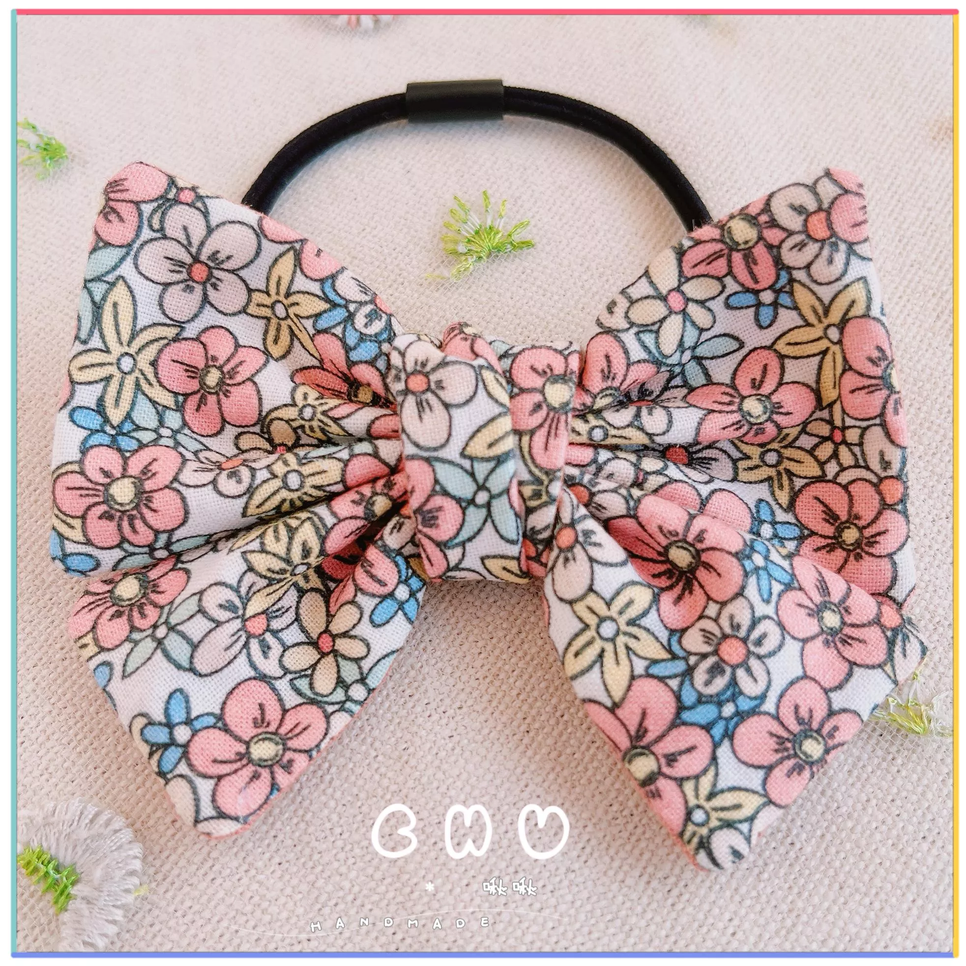 梅 🌸 花｜綁綁小髮圈