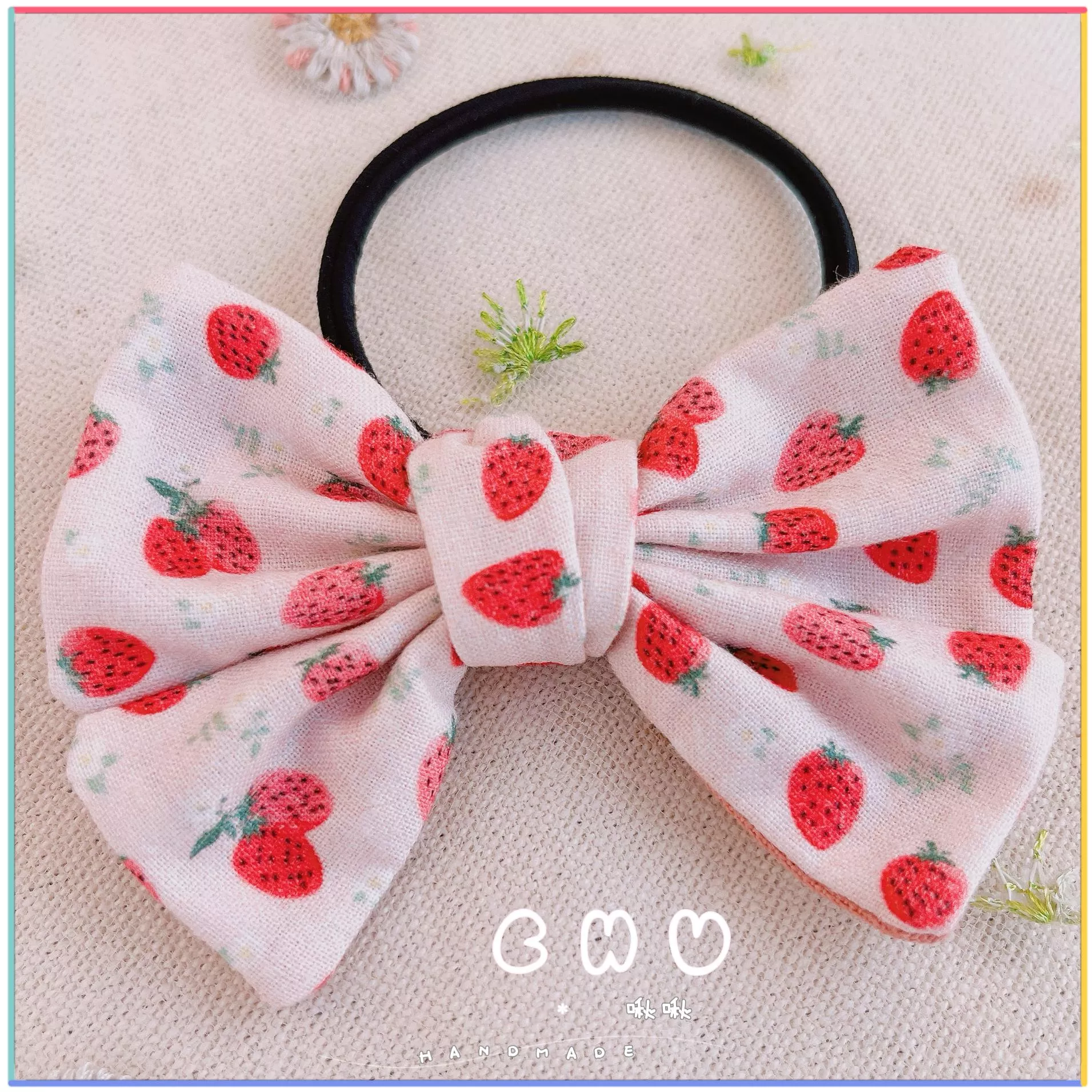 小草莓🍓｜綁綁小髮圈