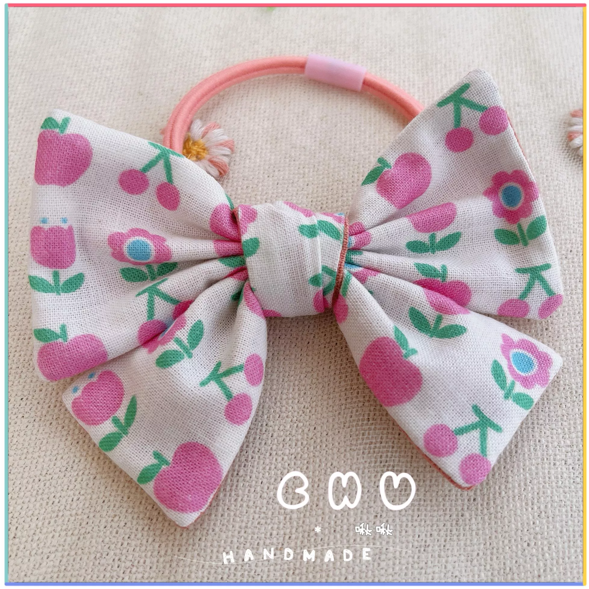 粉紅樂園｜綁綁小髮圈