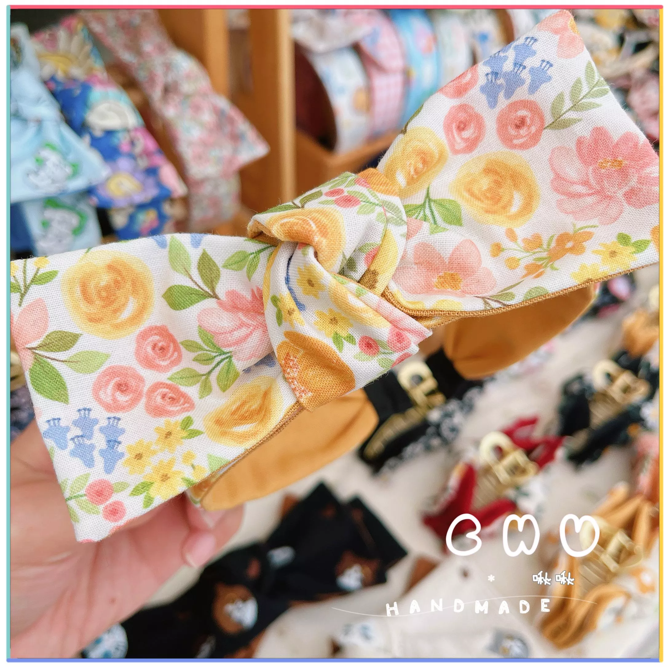 繁華｜細版 蝴蝶結 髮箍