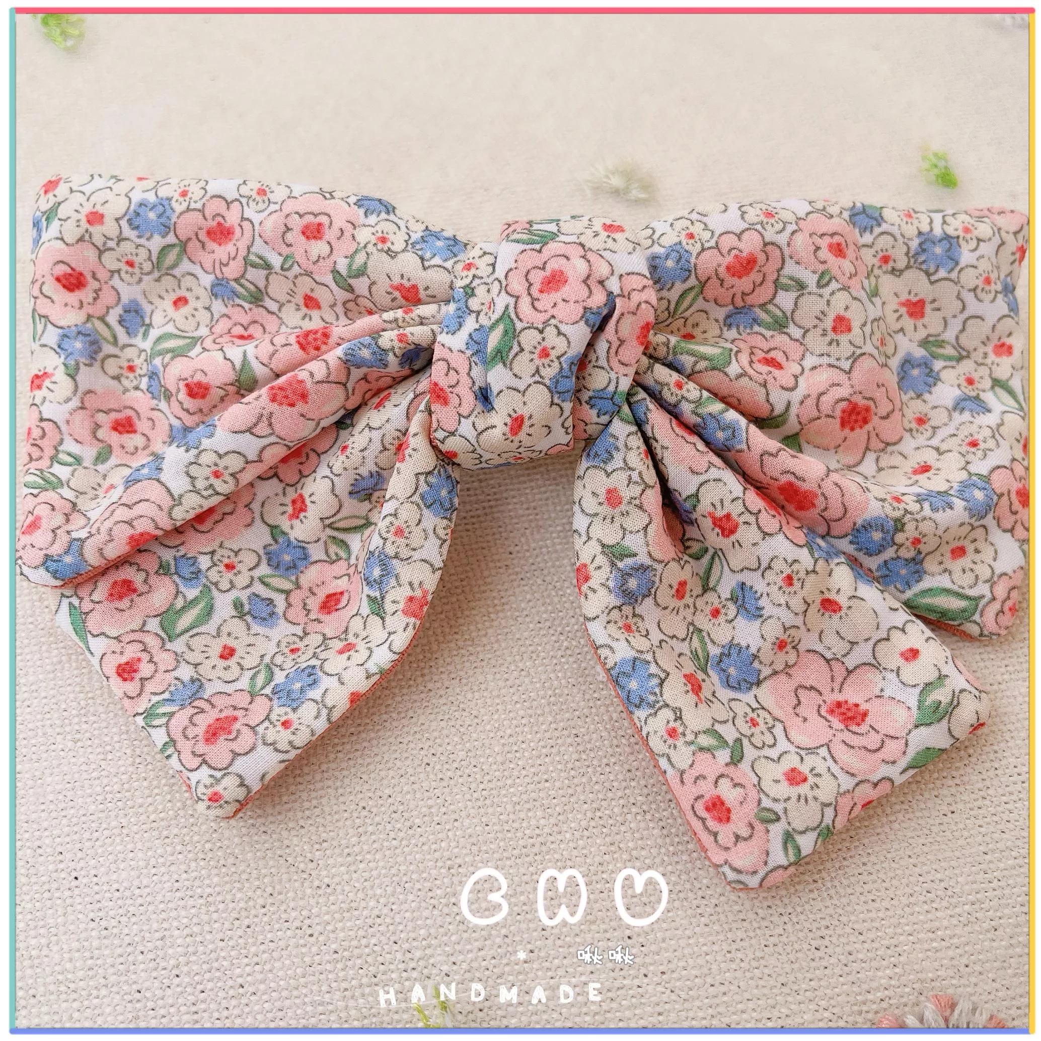 粉翠花｜啾啾 彈簧髮夾