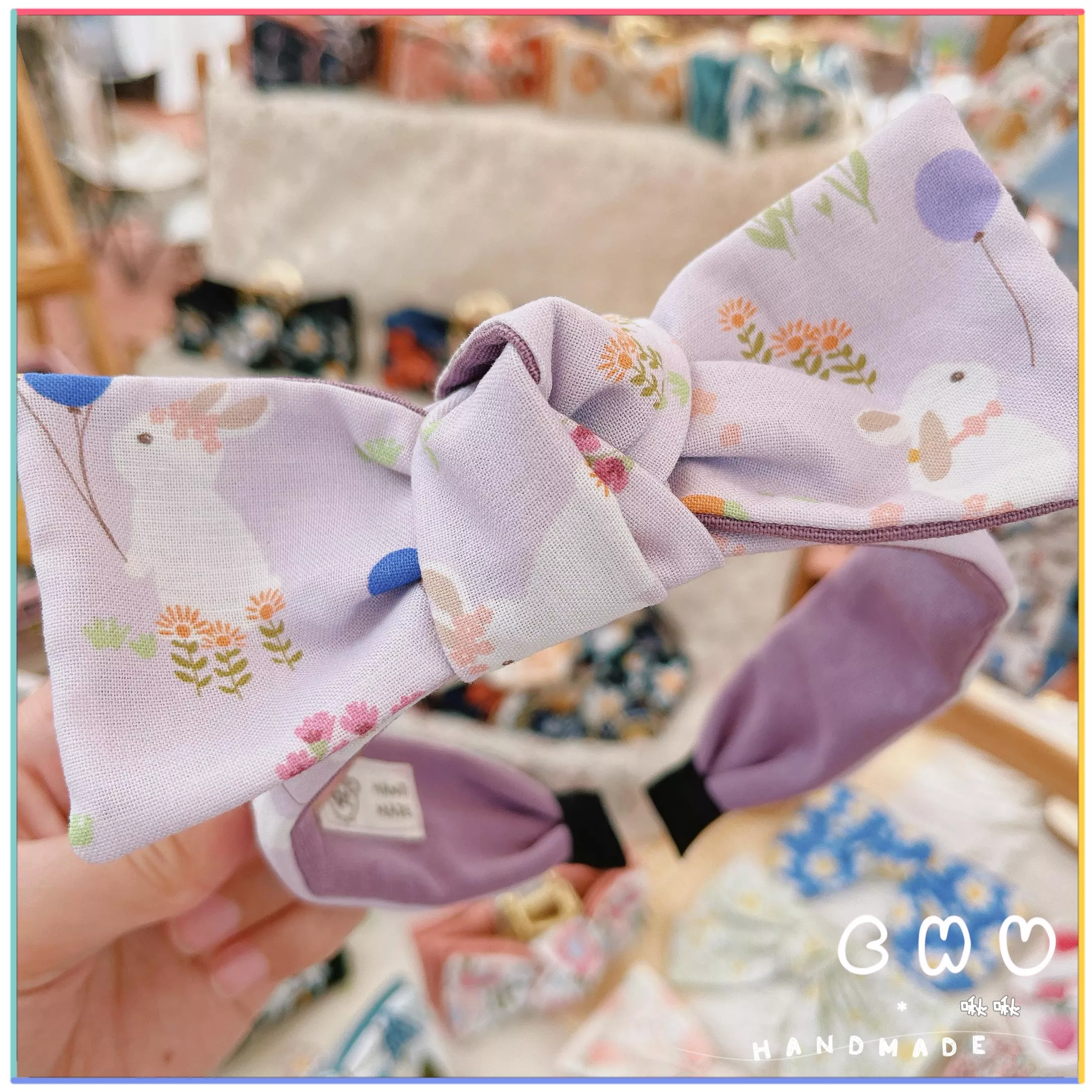 🎈兔兔｜細版 蝴蝶結 髮箍