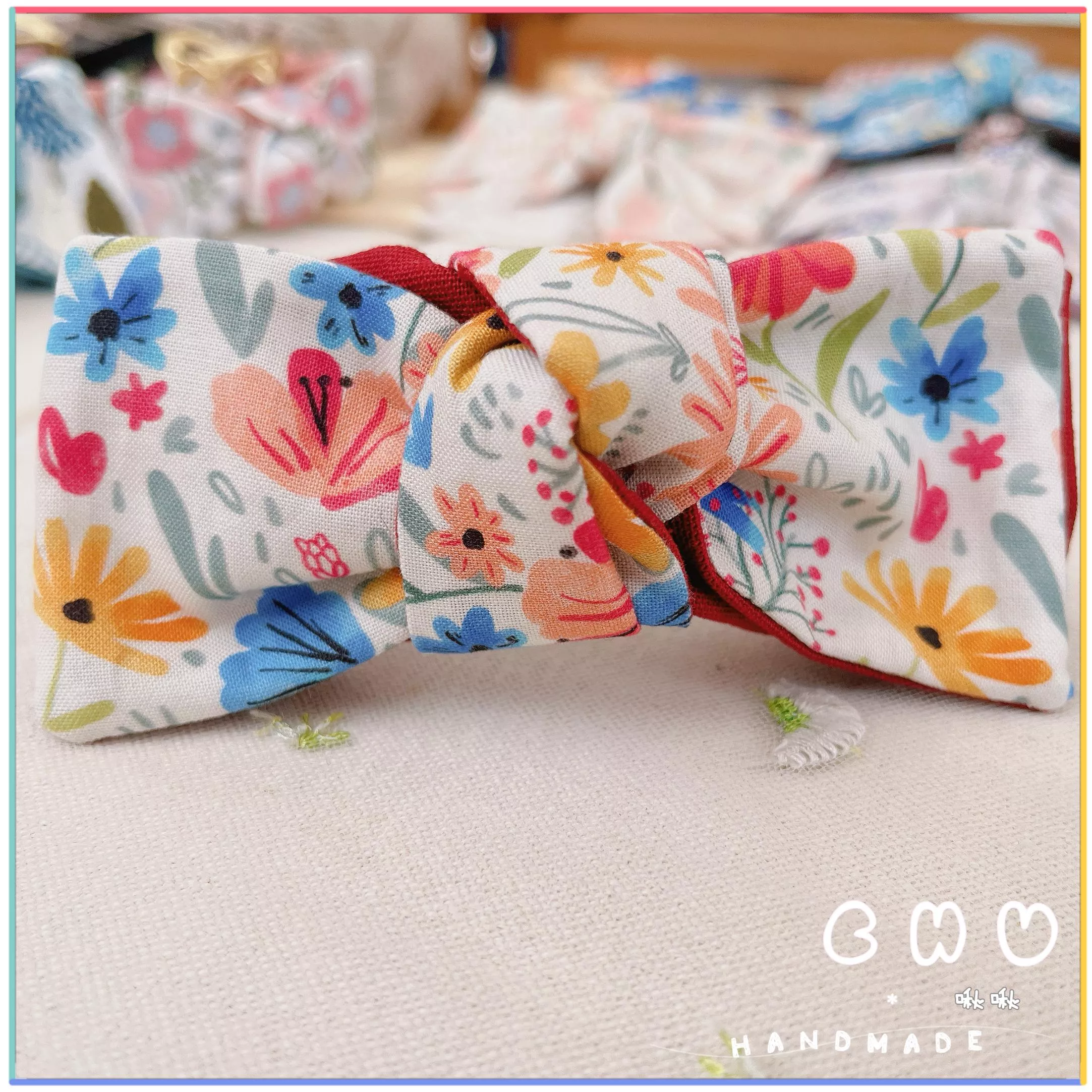 彩色波斯菊🌼｜啾啾 馬尾夾