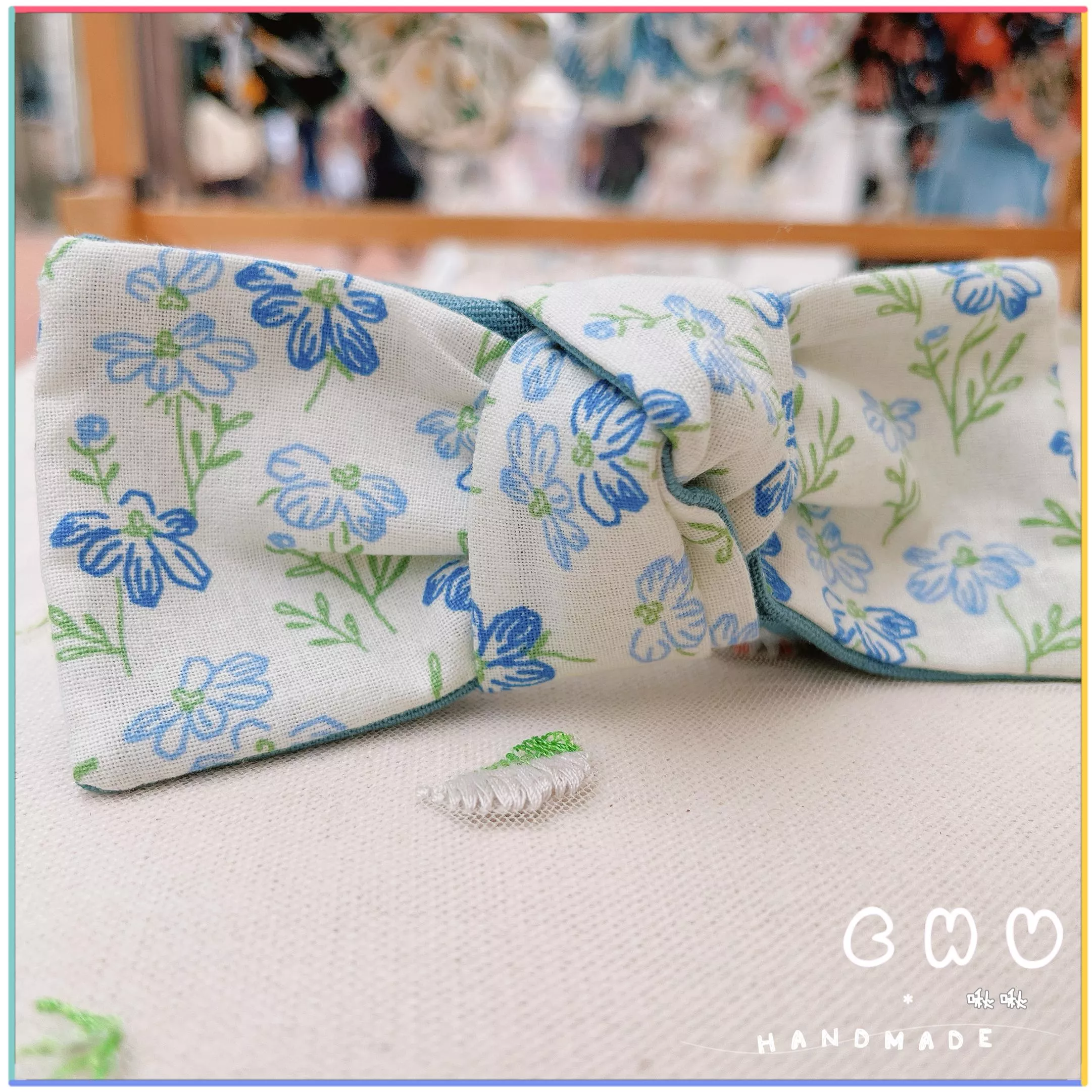 粉蝶花｜啾啾 馬尾夾